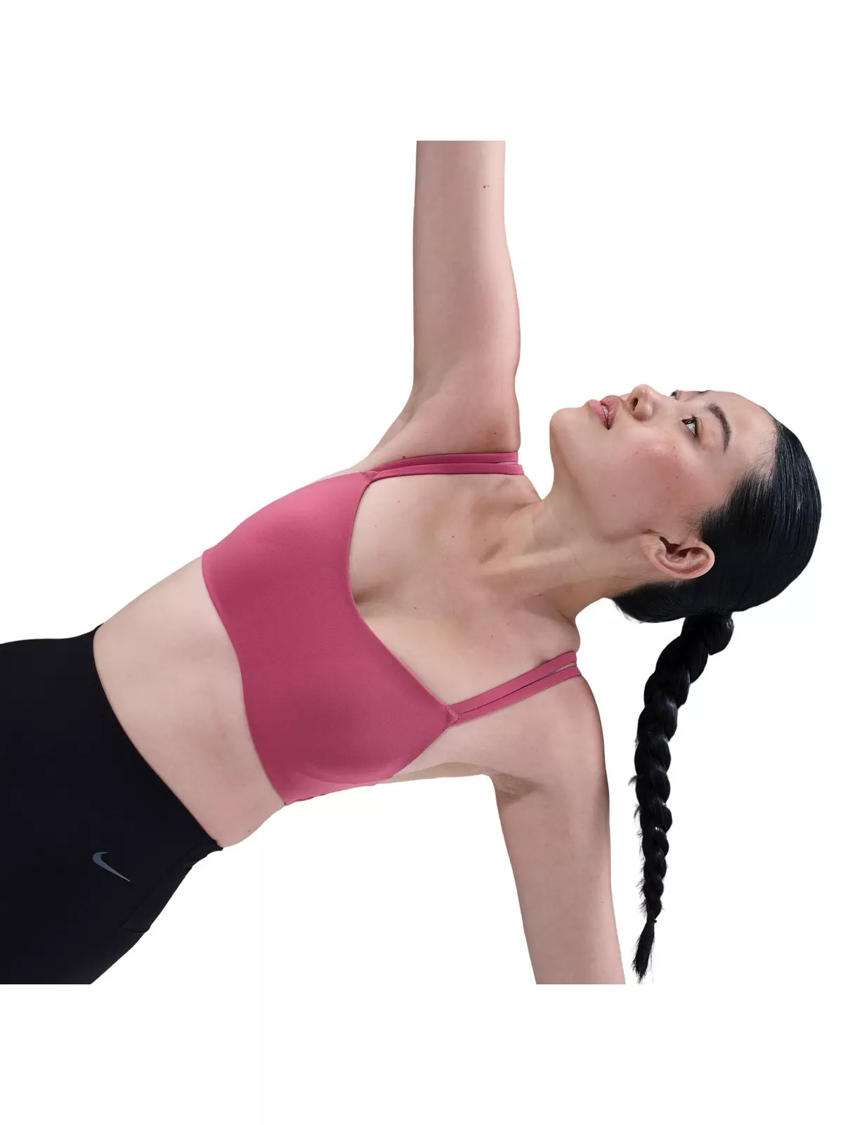Women's Zenvy Strappy Light-Support Padded Sports Bra - Pink - 3