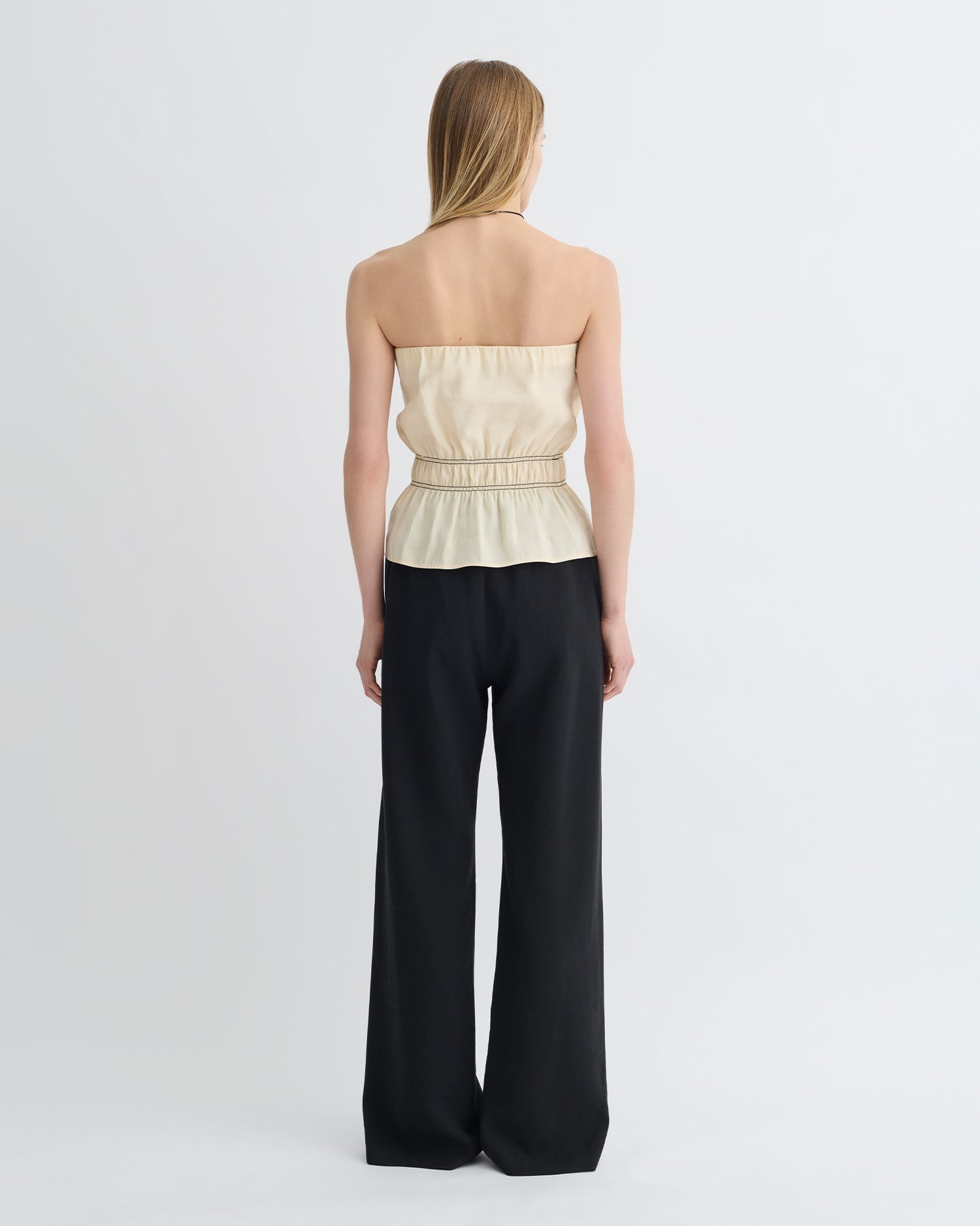 Glass Poplin Bandeau Top - 5