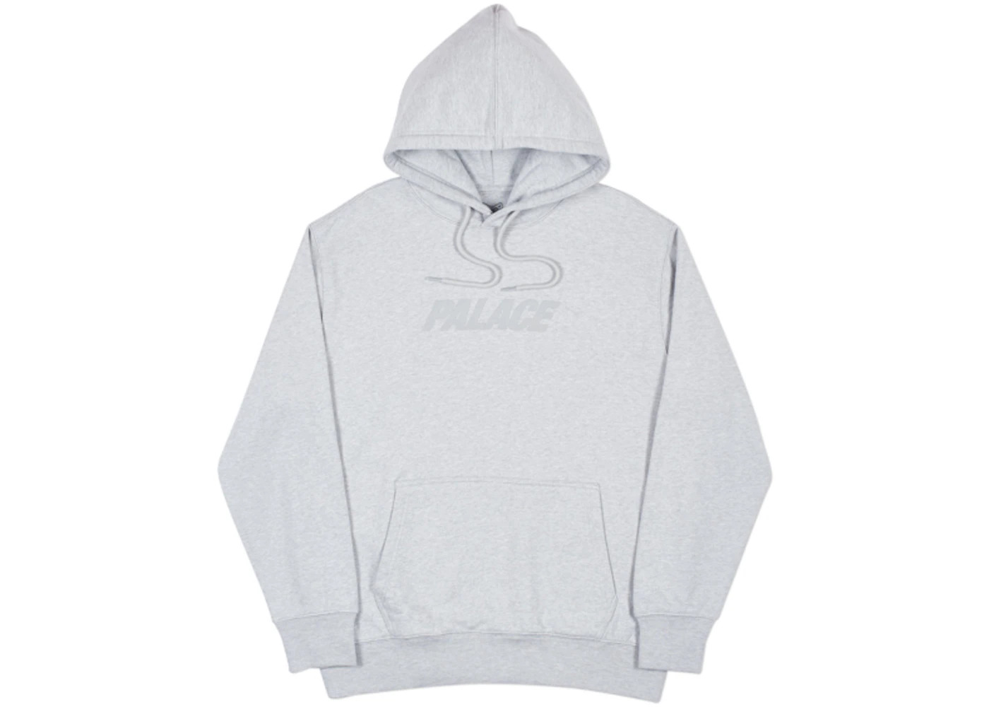 Palace Jumbo Ferg Hood Grey Marl - 1