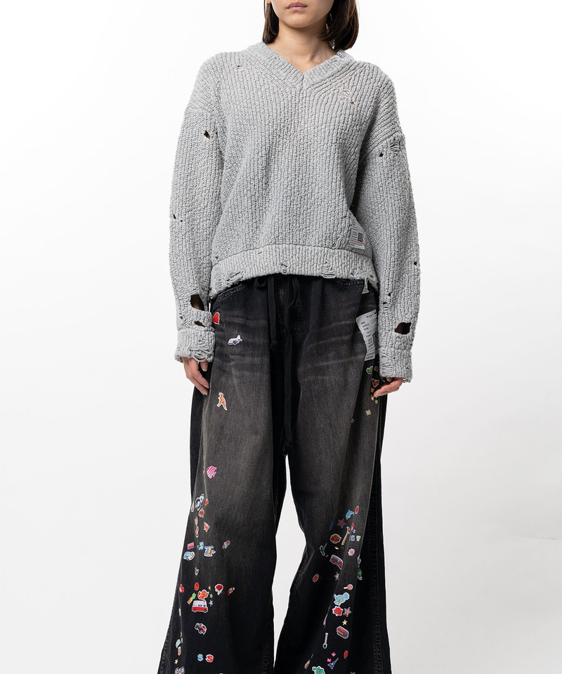 Sun Faded Like Knit Sweater 11