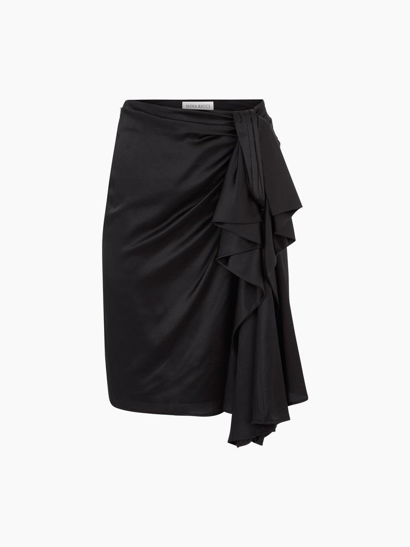 Skirt With Asymmetrical Bow Detail 5