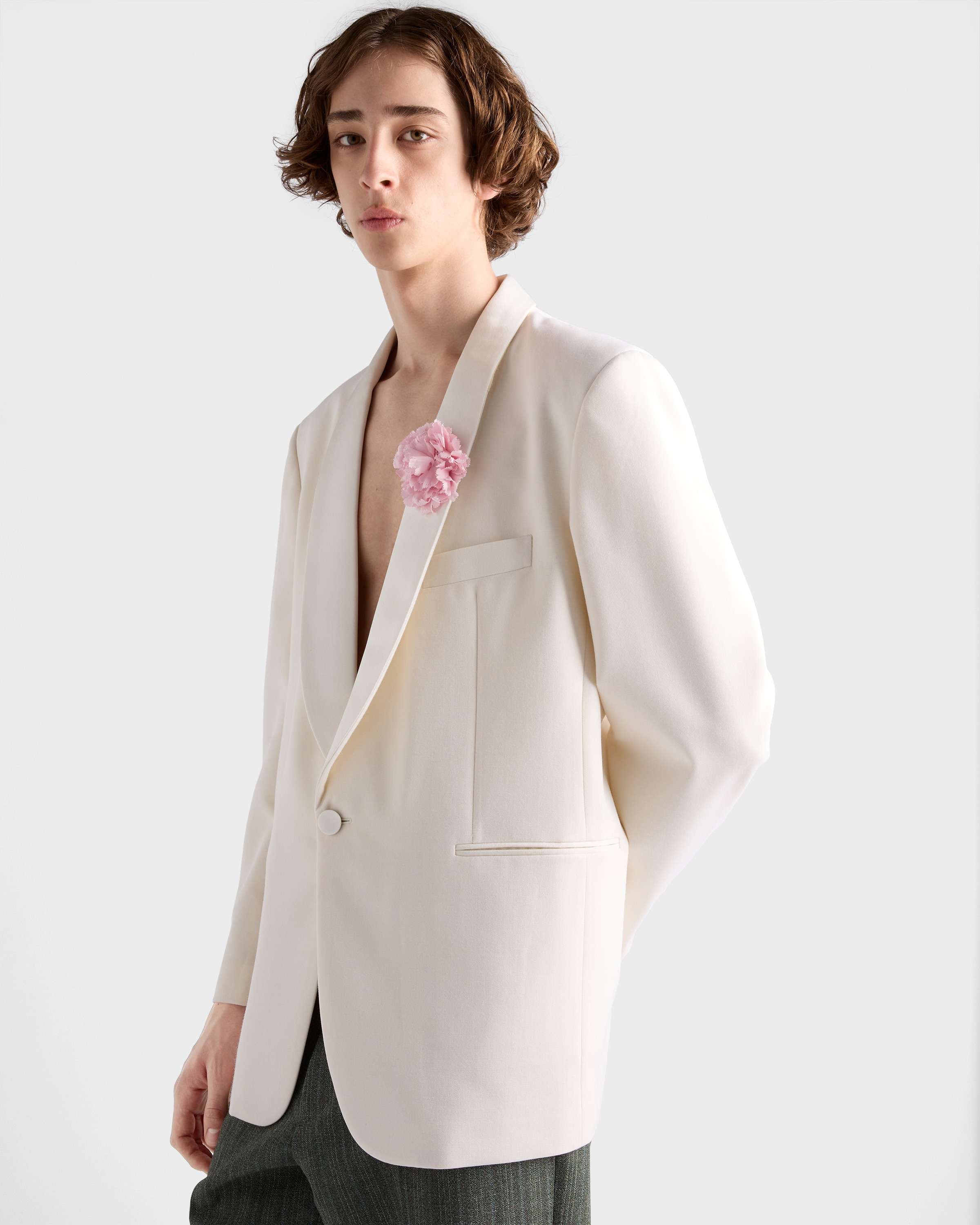 Wool tuxedo jacket - 3