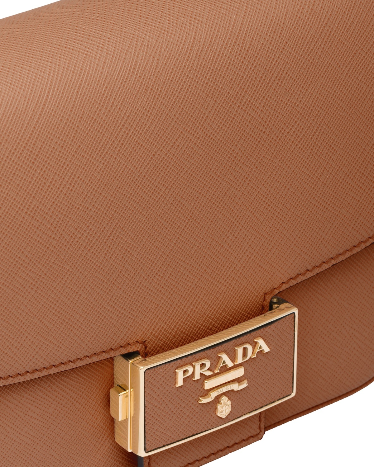 Saffiano Leather Prada Emblème Bag - 6