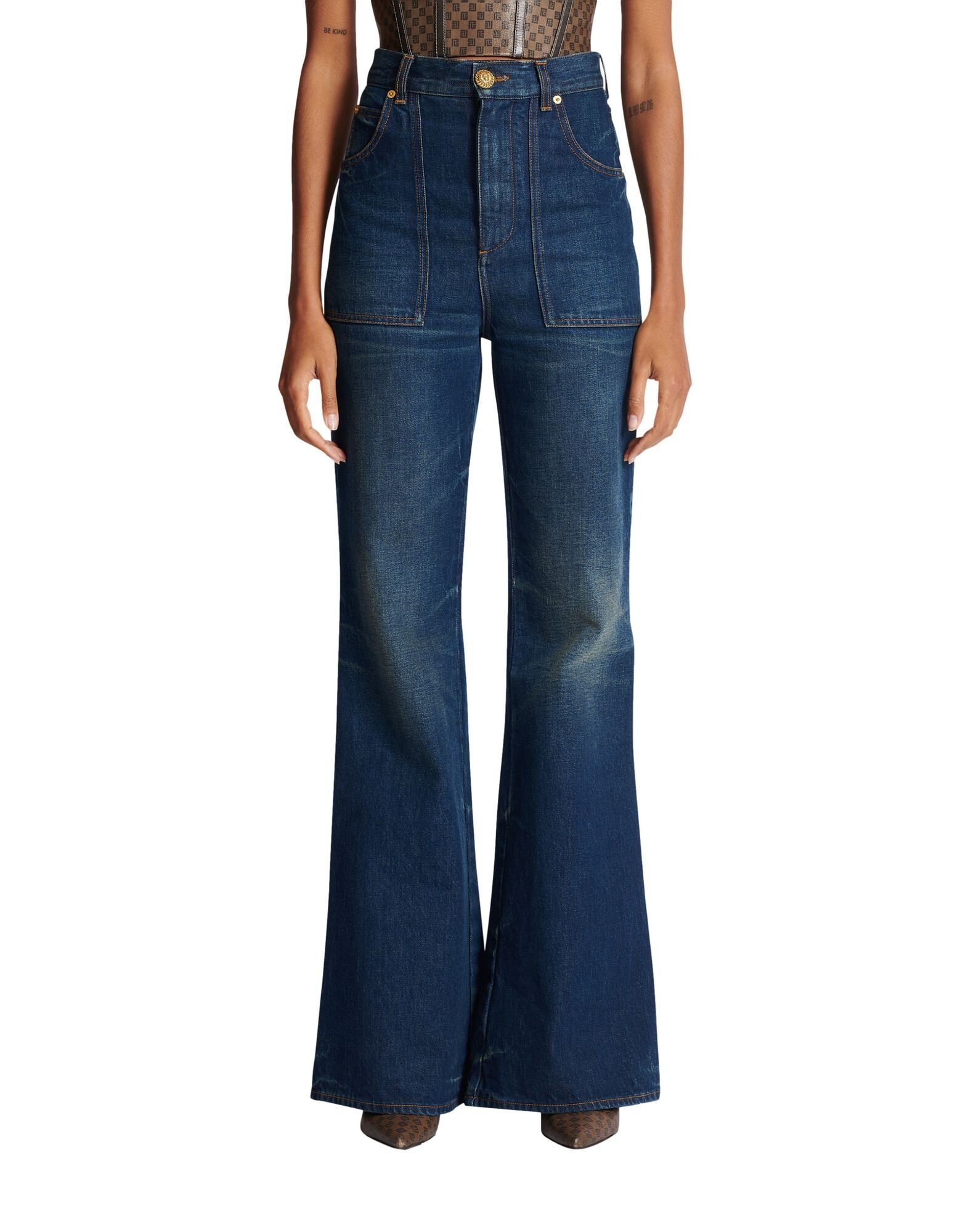 Blue Women's Denim Pants - 5