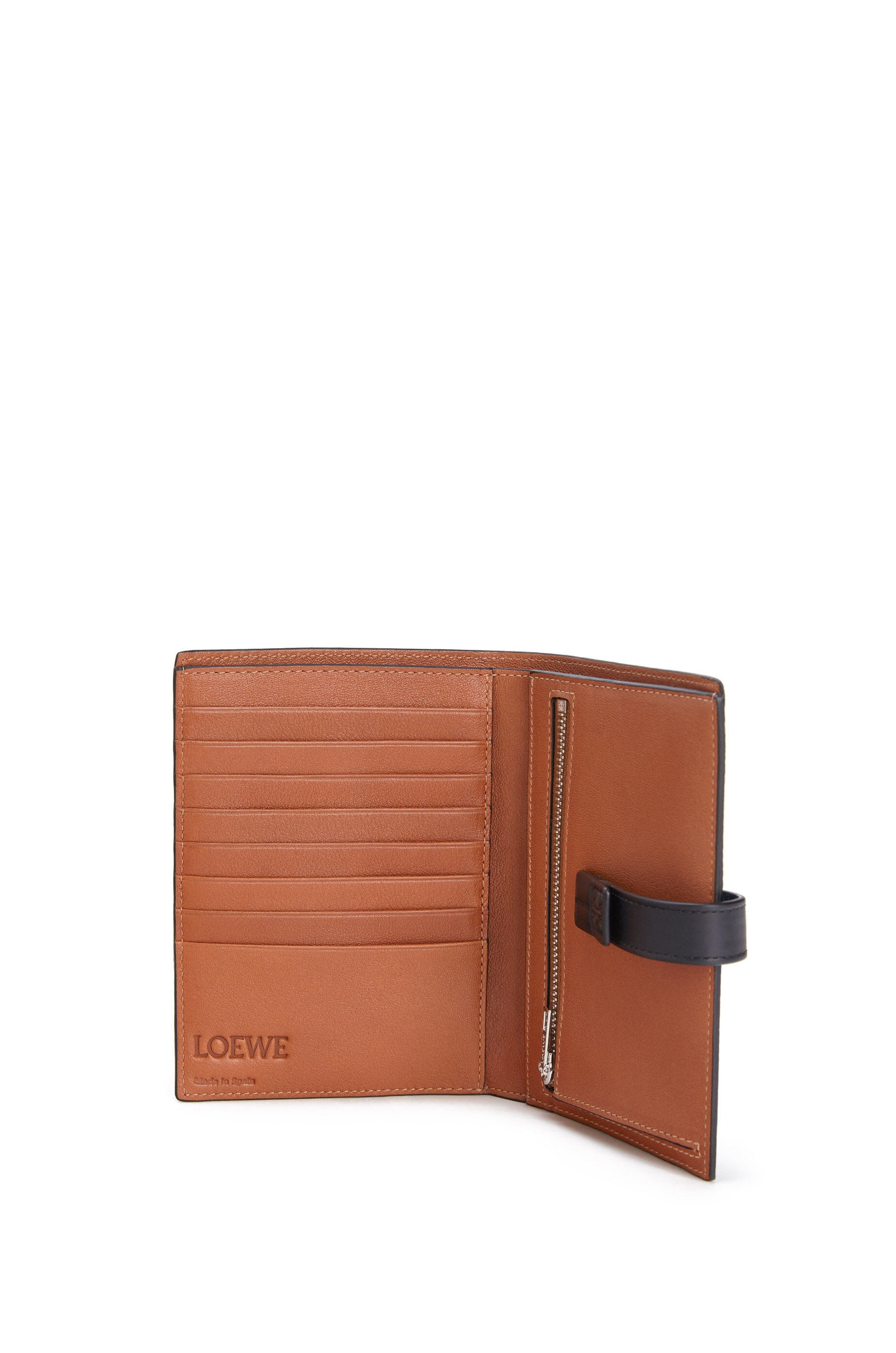 Medium Vertical Wallet in soft grained calfskin - 2