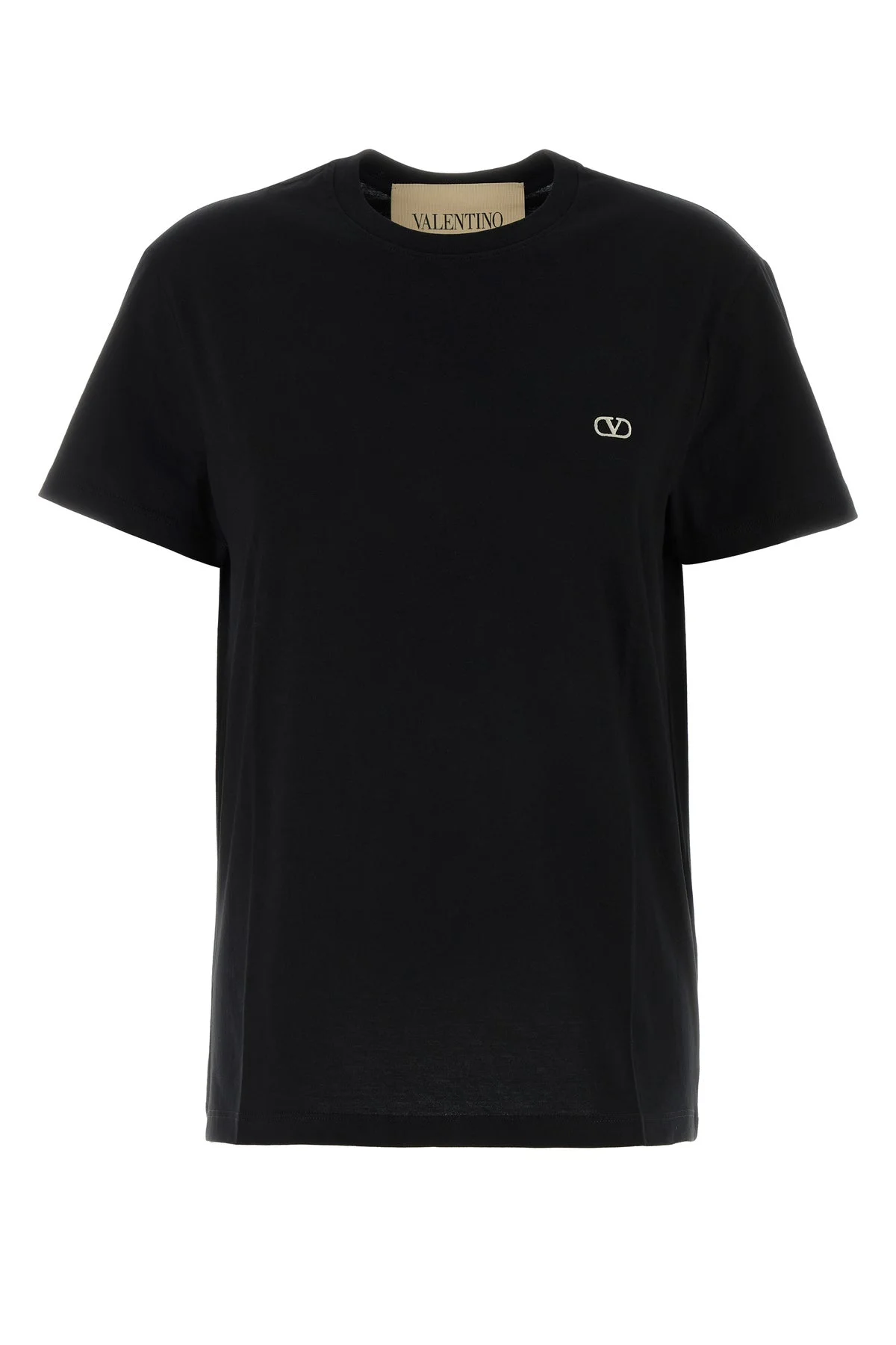 Black cotton t-shirt - 1
