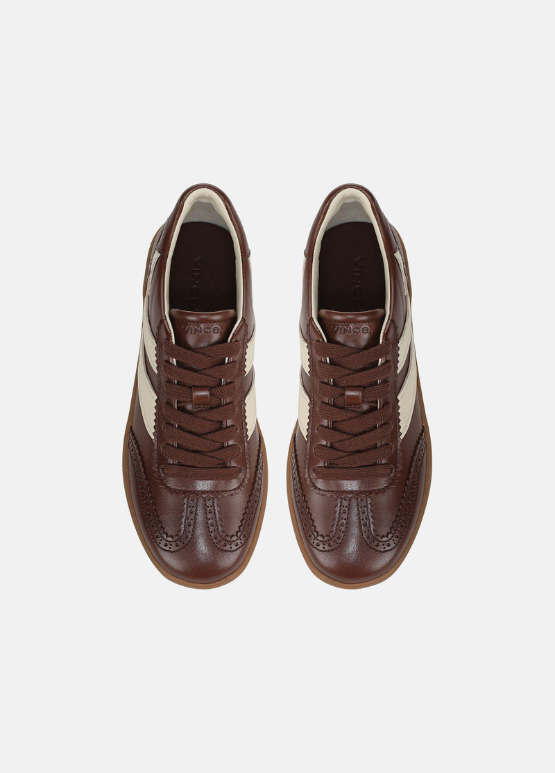 Oasis Brogue Leather Sneaker 4