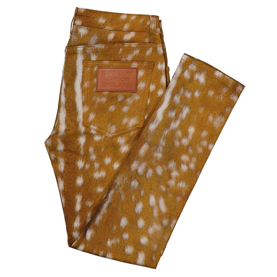 Burberry Ladies Honey Printed Pants - 7