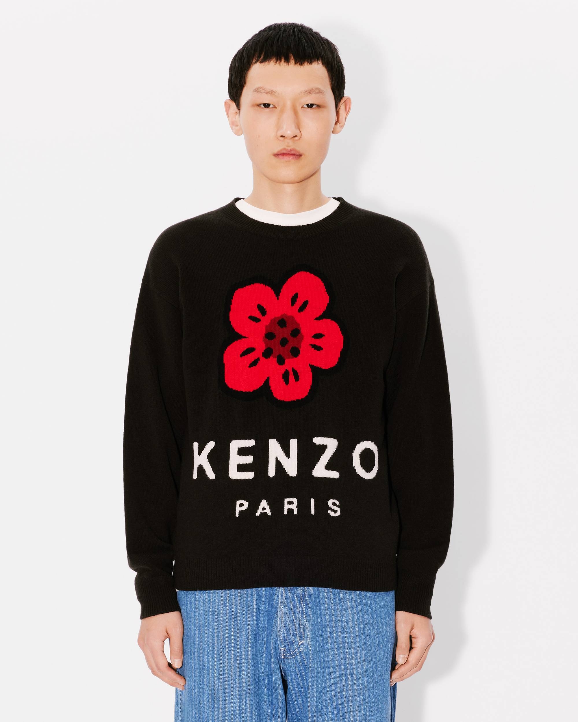 'Boke Flower' wool jumper - 3