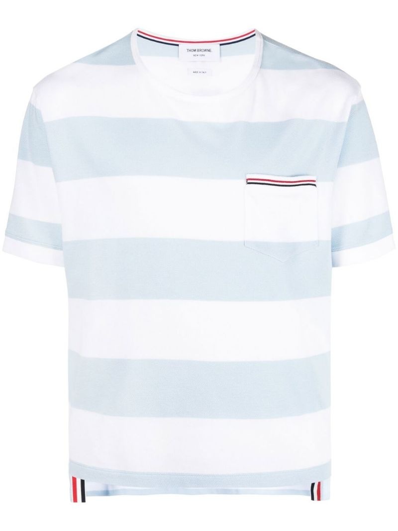 RWB pocket striped T-shirt - 1