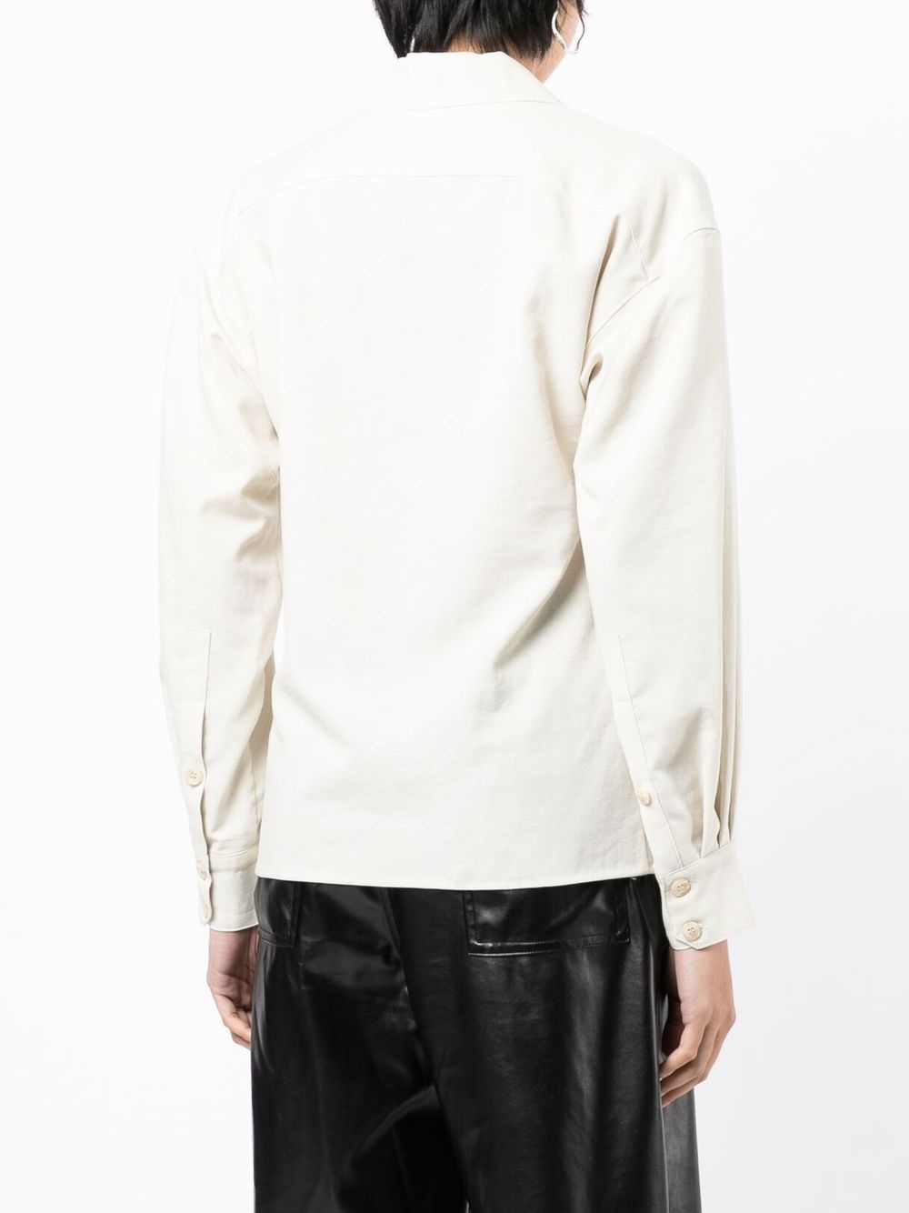 spread-collar shirt - 4