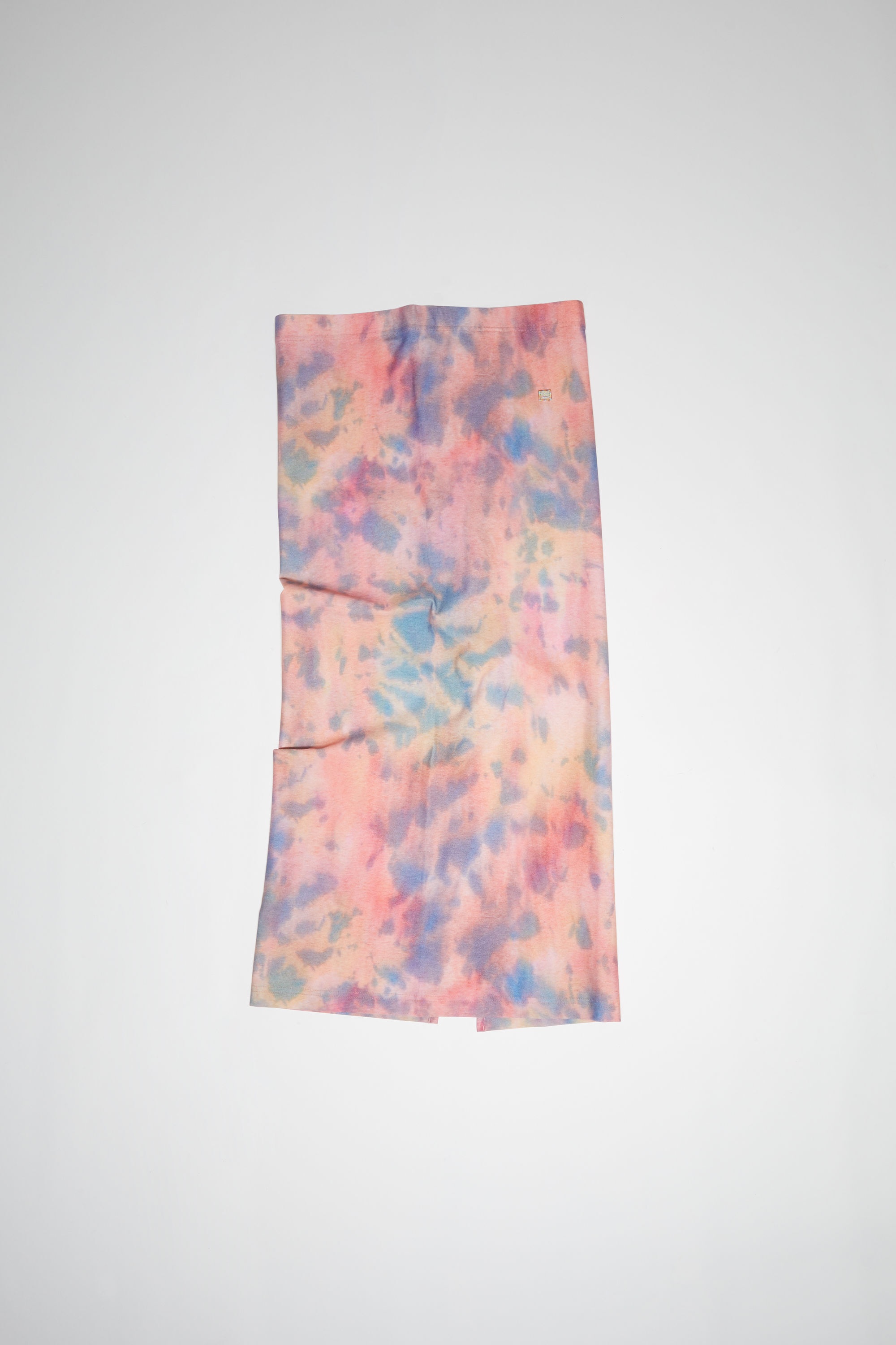 Jersey midi skirt - Peach orange - 4