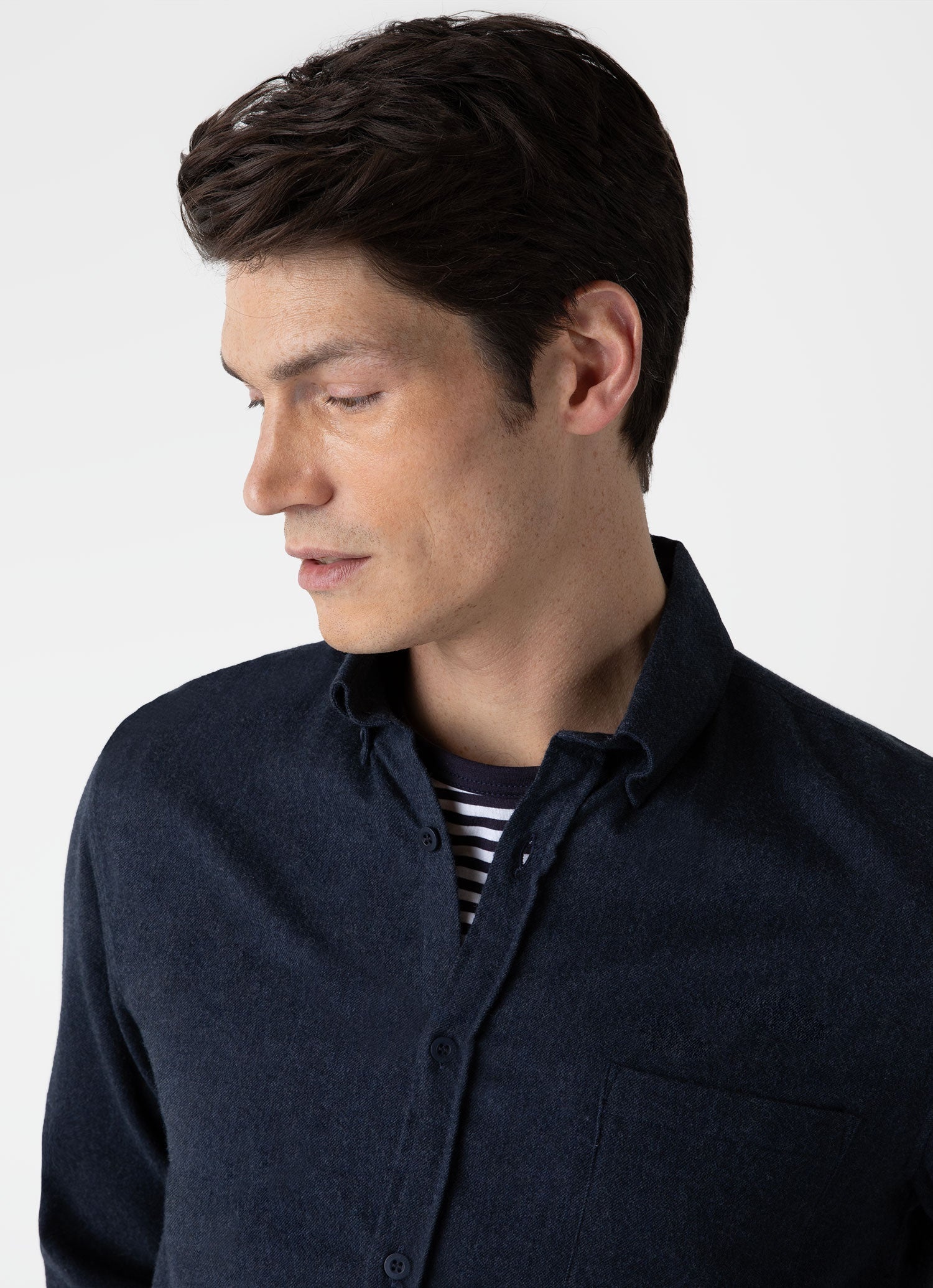 Button Down Flannel Shirt - 5