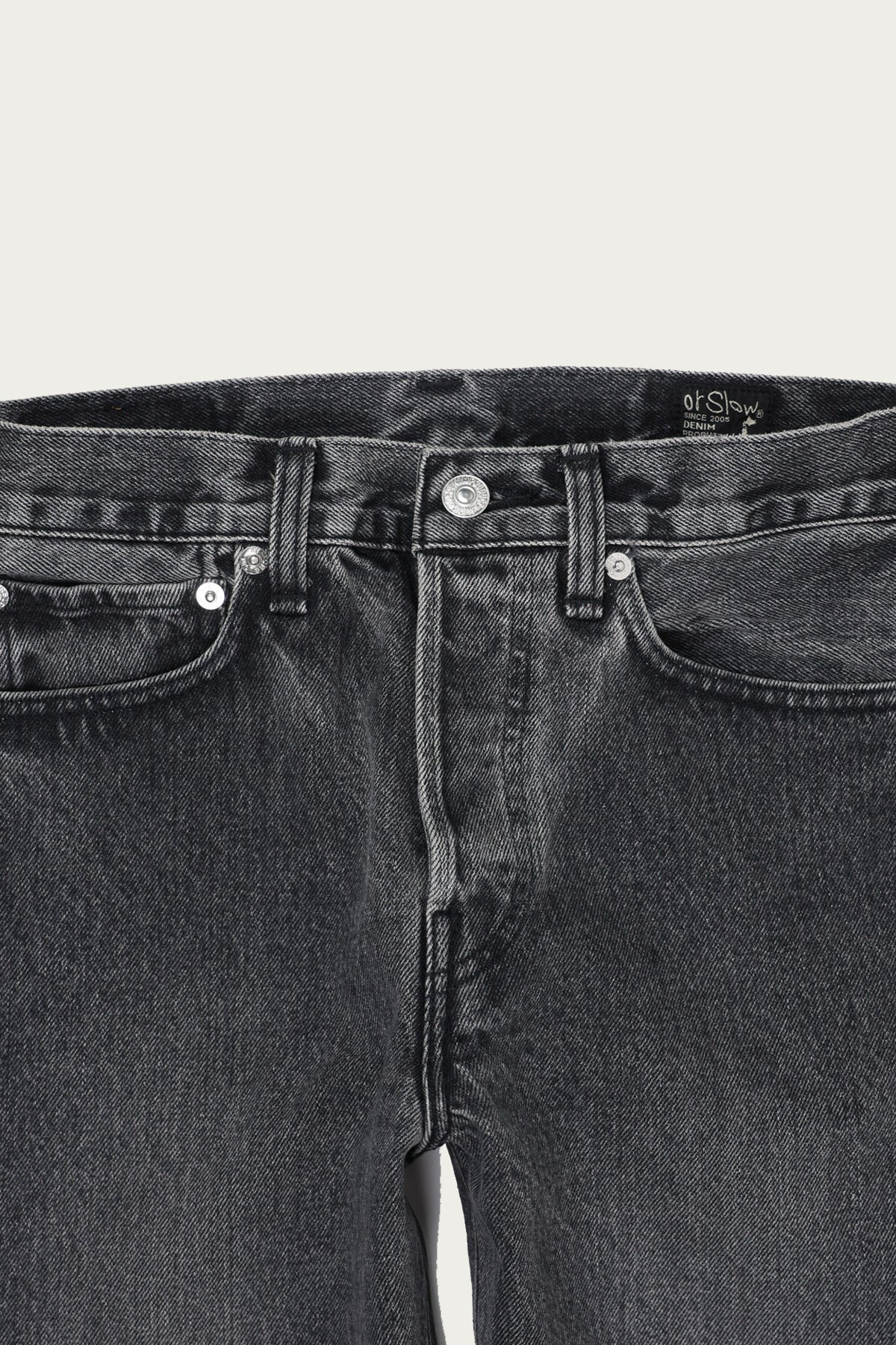 105 Standard Denim - 90s Black Denim Stone - 2