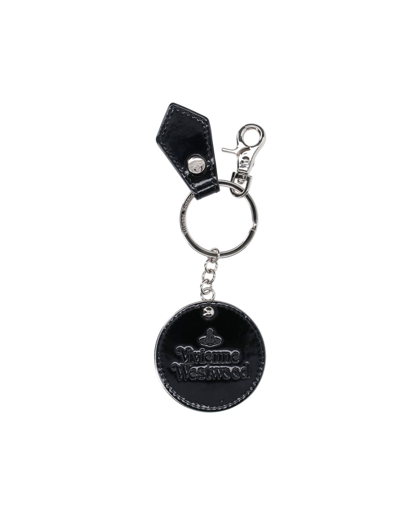 Keyring With "orb" Mirror - 2