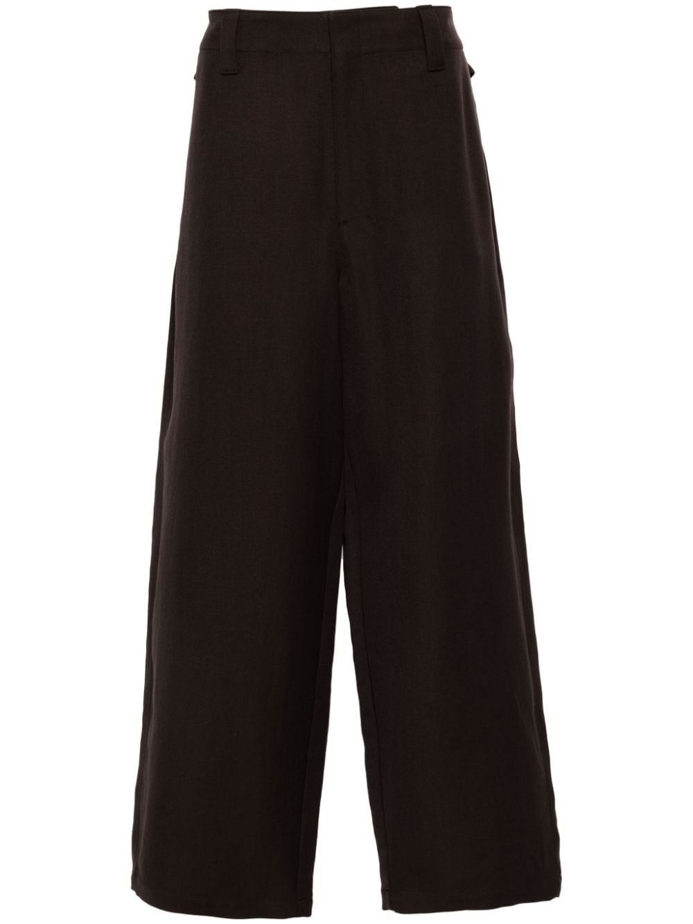 Maxi tapered-leg trousers - 1