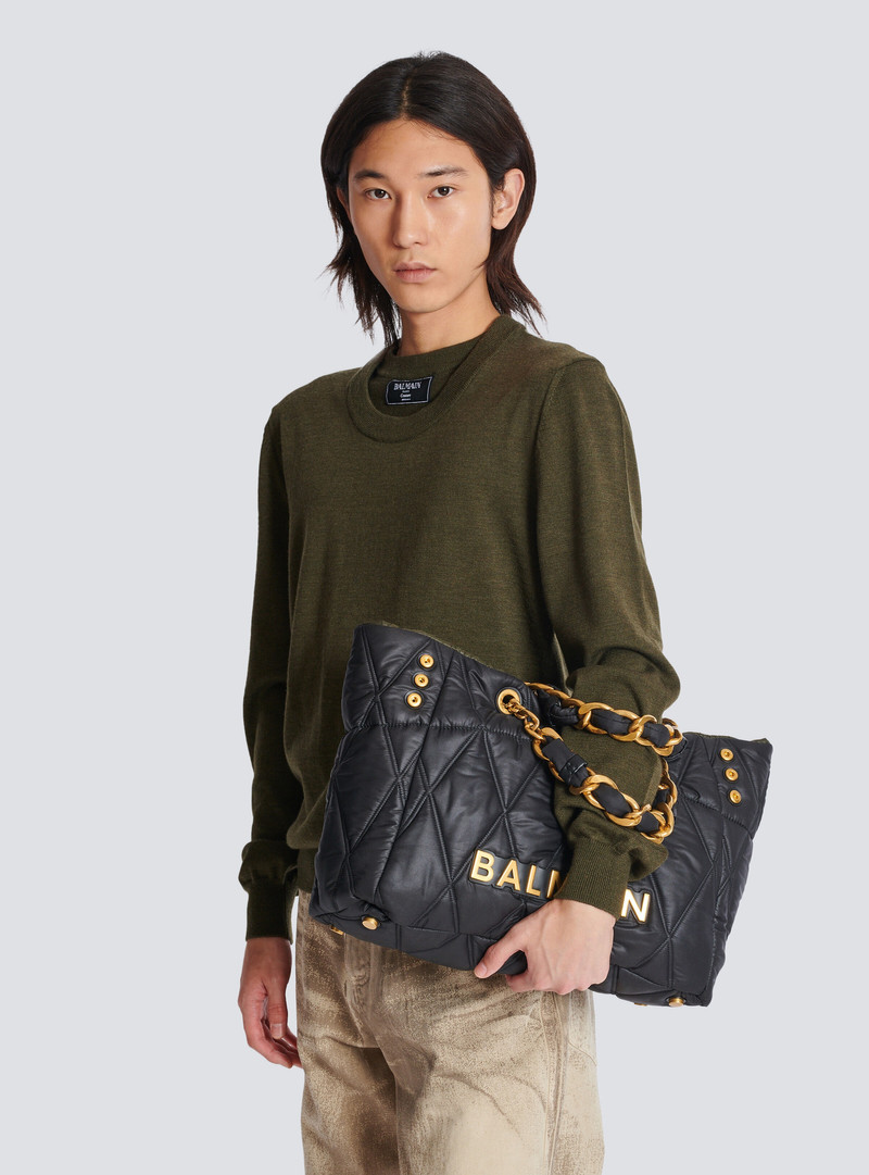 1945 Soft tote bag in diamond-quilted nylon 9