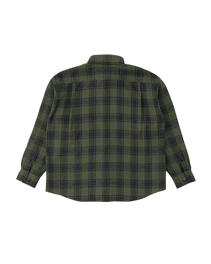 visvim LUMBER CHECK L/S GREEN outlook