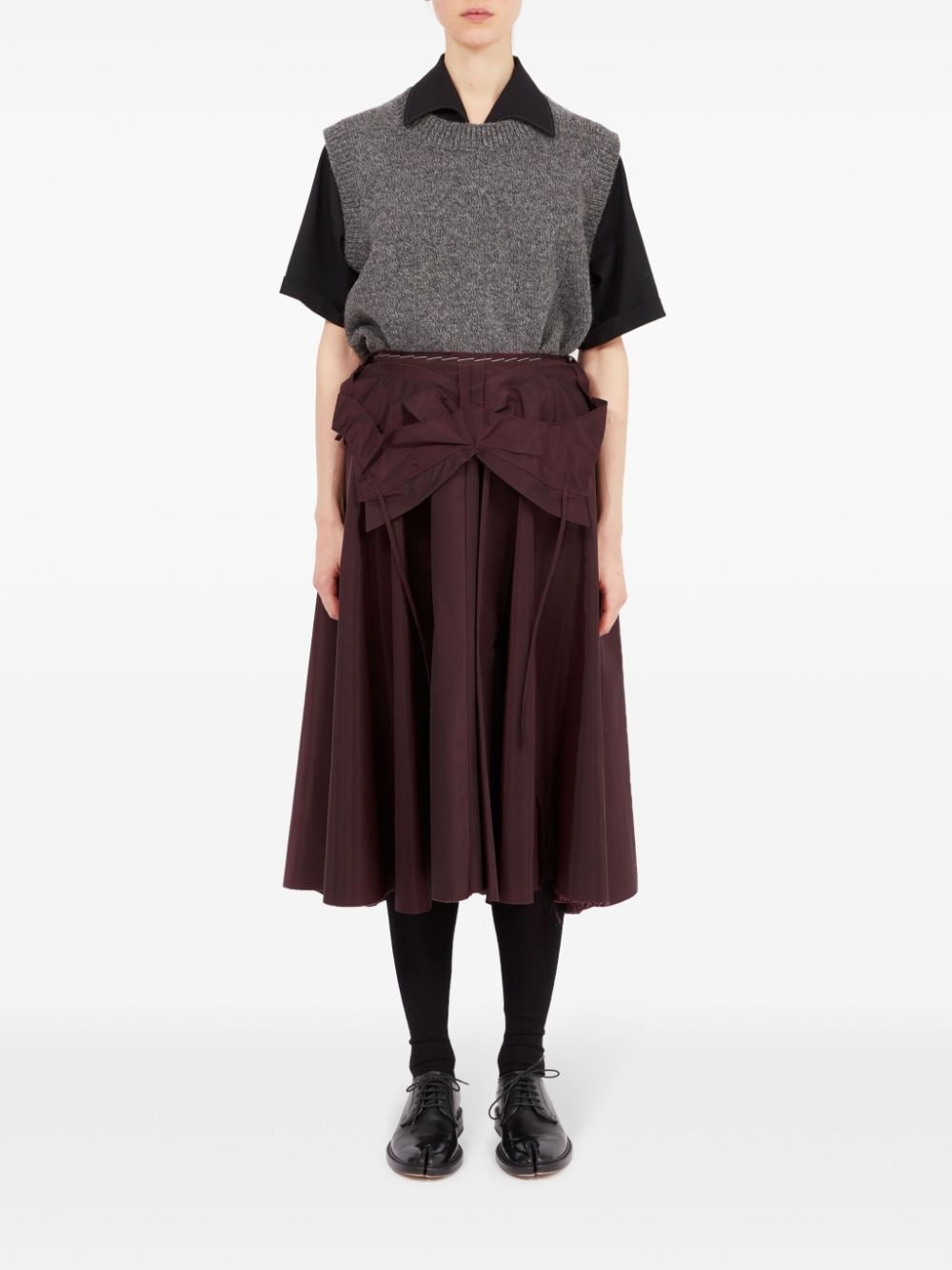 A-line midi skirt - 2