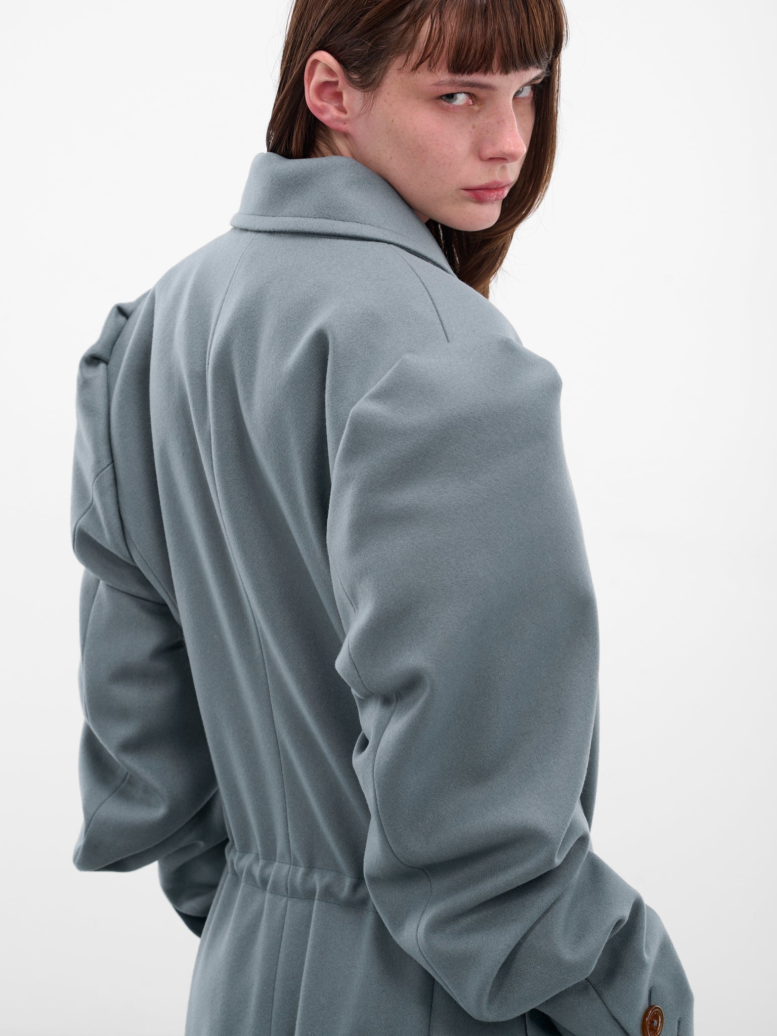 Gray DB Humphrey Long Coat - 5