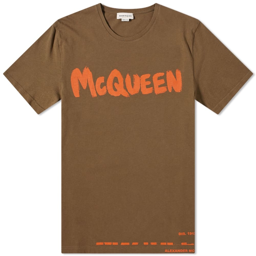 Alexander McQueen Graffiti Logo Tee - 1