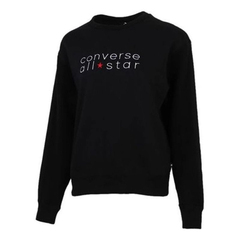 (WMNS) Converse All Star Sweater 'Black' 10019801-A01 - 1