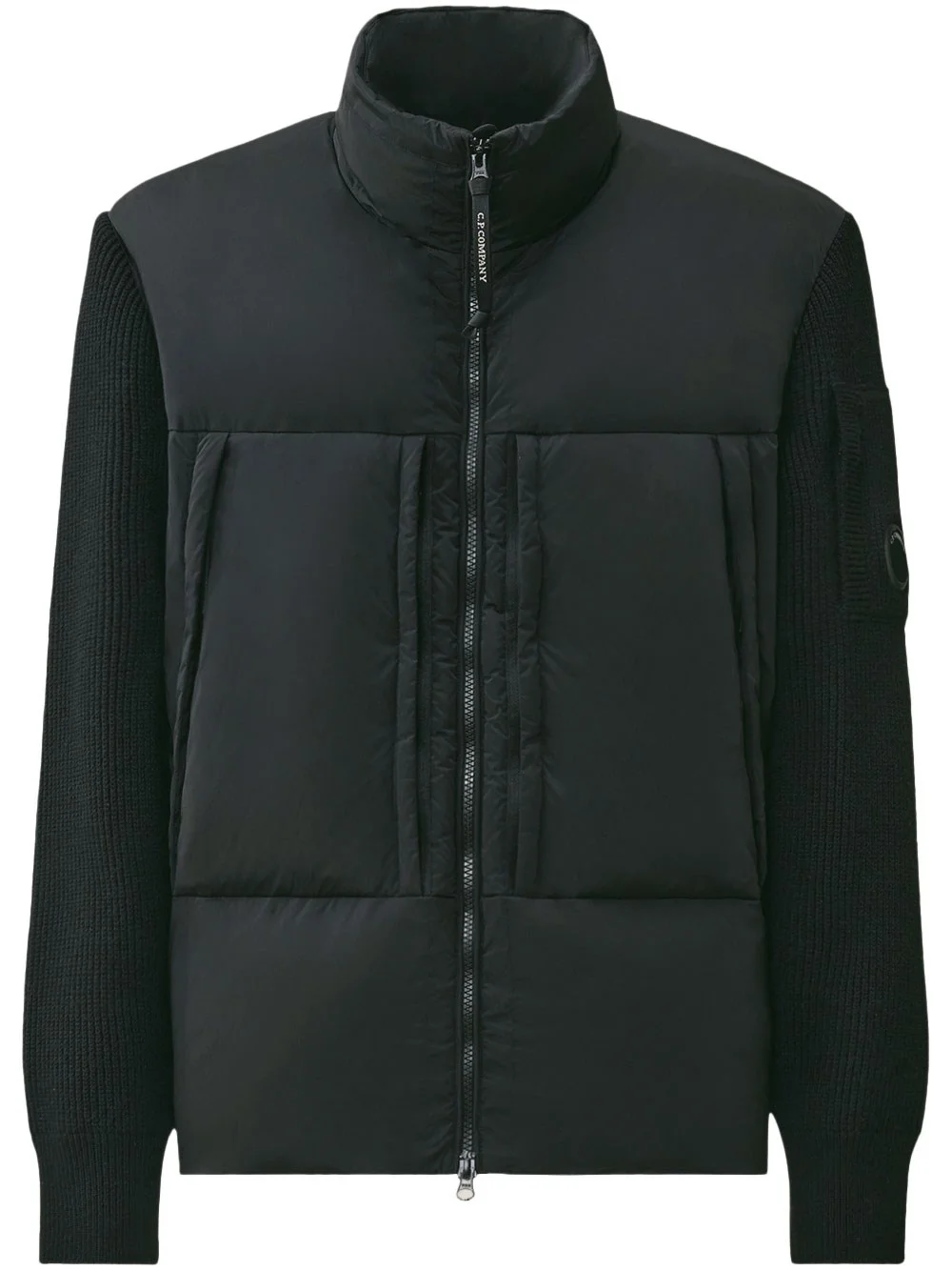 EXTRAFINE MERINO WOOL BLEND ZIP SWEATER - 1