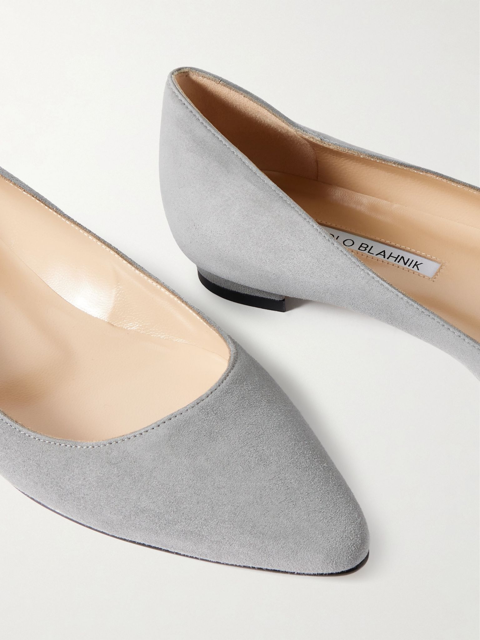 BB suede ballet flats Gray - 4