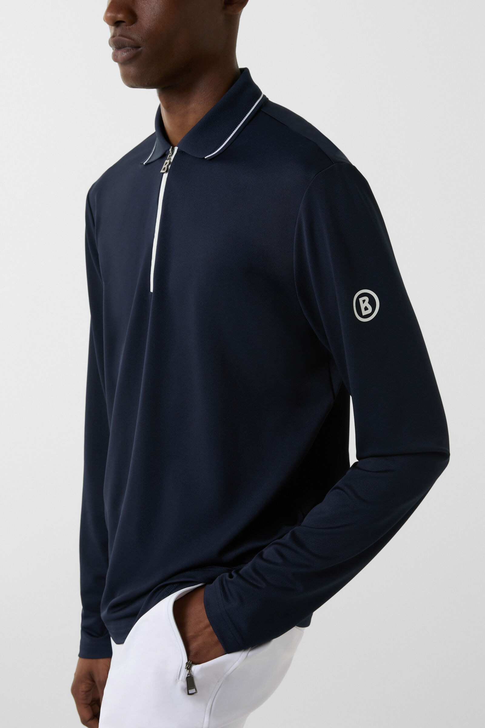 Functional long-sleeved top Josch in Navy blue - 5