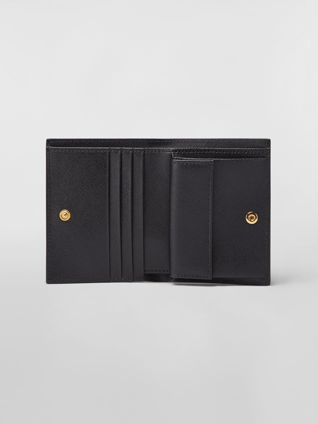 BLACK SAFFIANO CALFSKIN BI-FOLD WALLET - 2