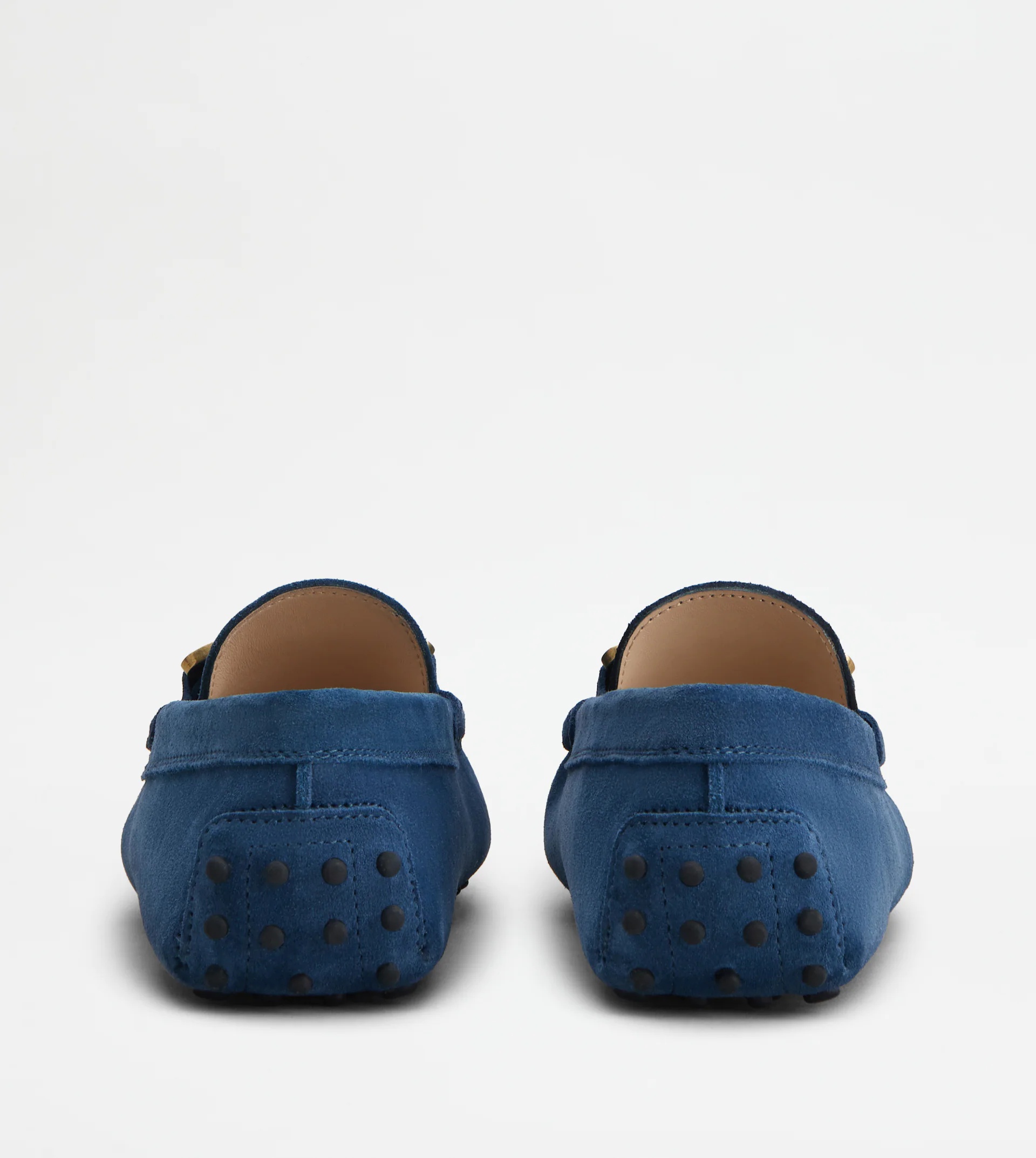 KATE GOMMINO DRIVING SHOES IN SUEDE - BLUE - 2