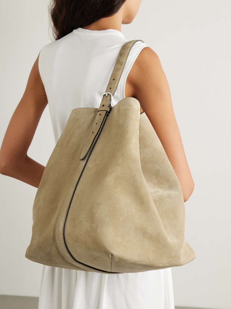 Totême Suede tote Sand outlook