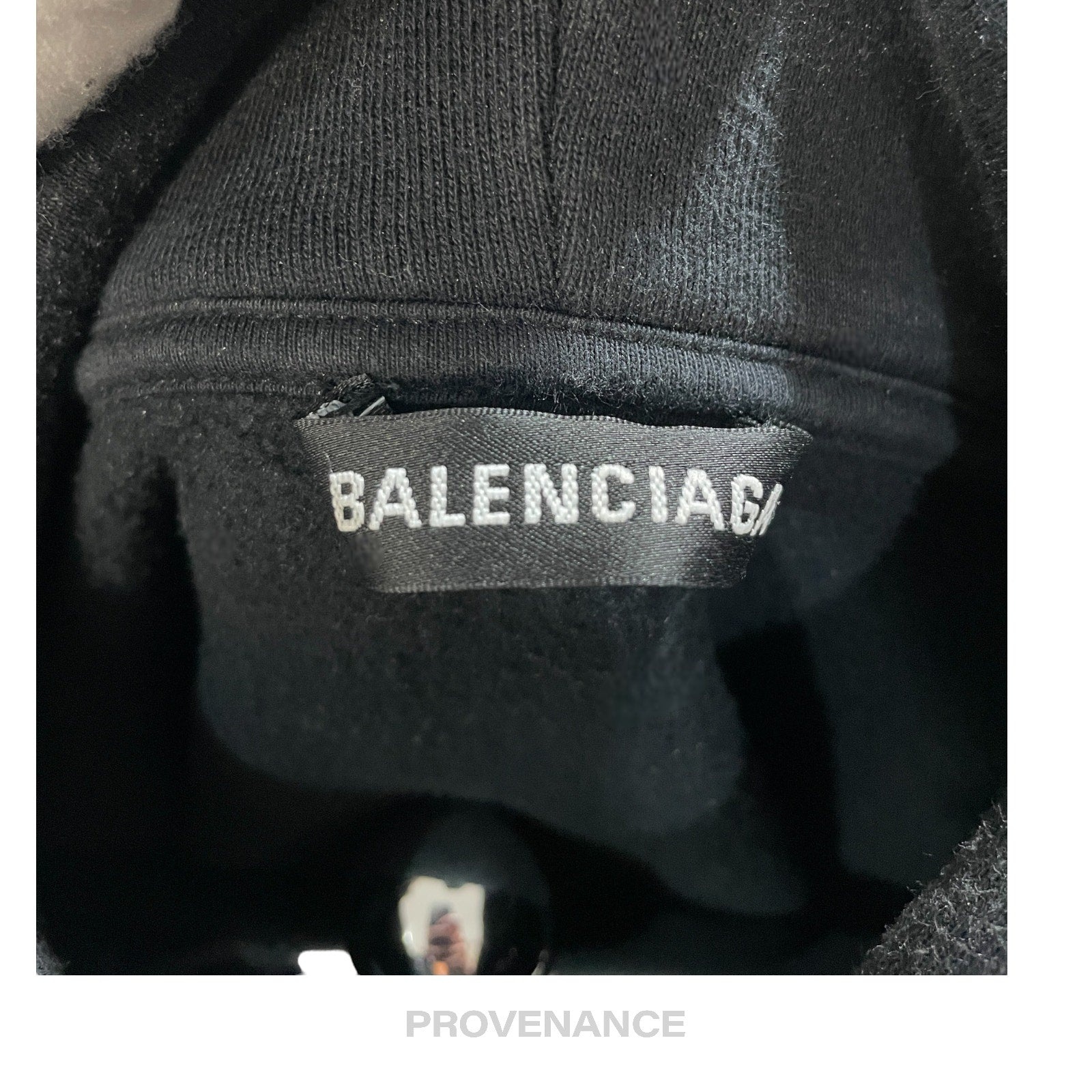 Balenciaga Sinners Hoodie - Black Fleece - 6