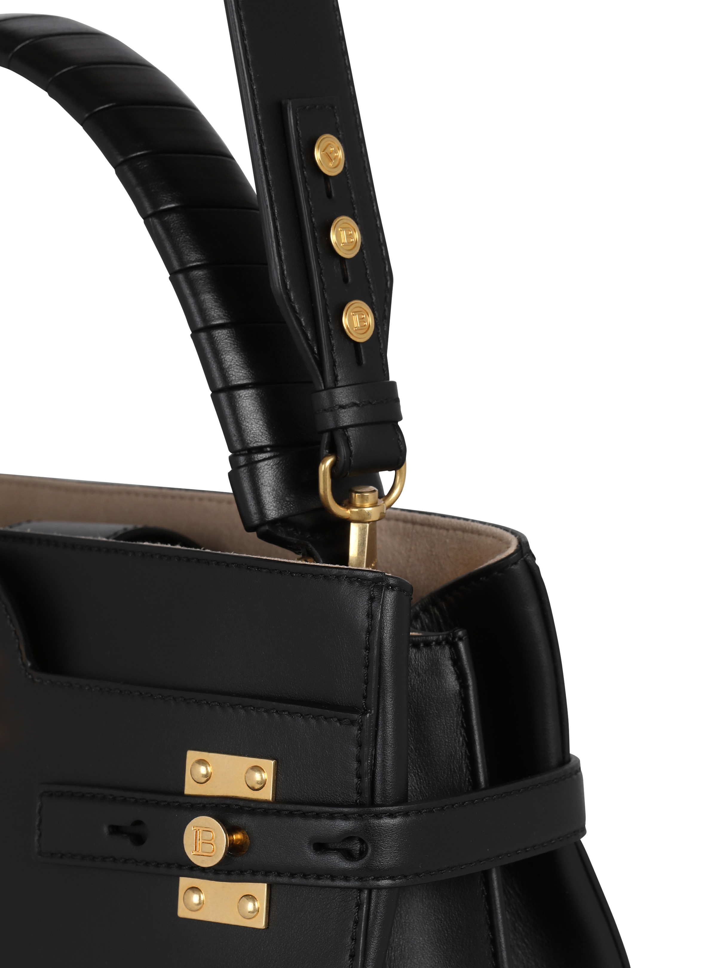 Leather B-Buzz Top Handle bag - 6
