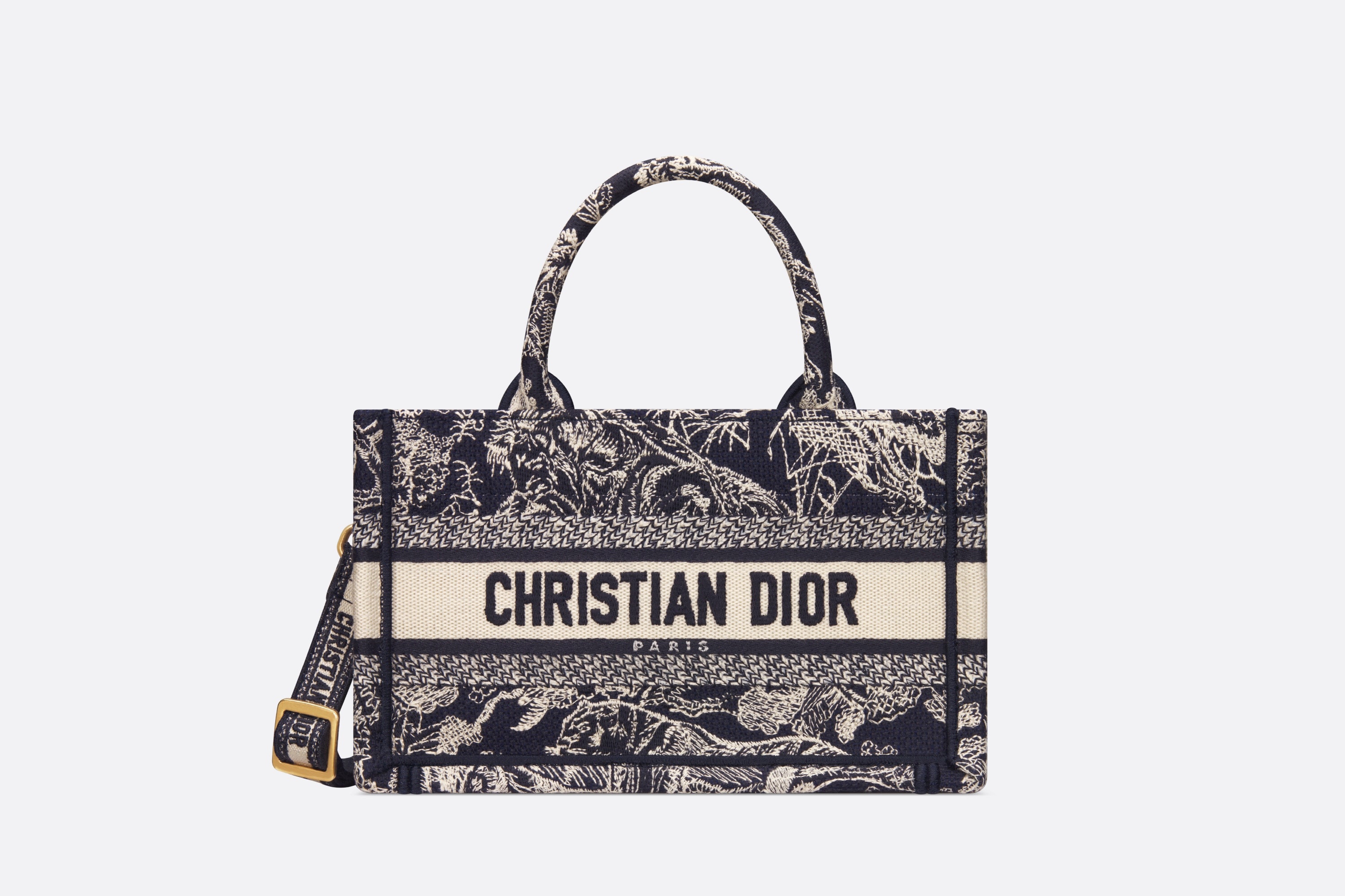 【小さくてかわいい♪】DIOR Book Tote バッグ ミニ Dior Mini Dior Book Tote with Strap | REVERSIBLE
