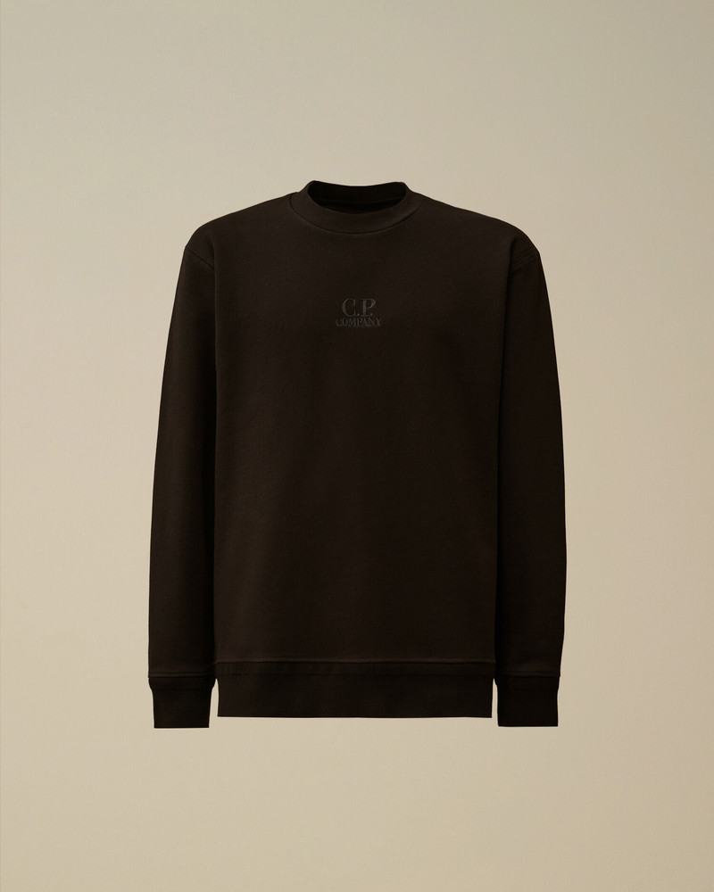 Diagonal Raised Fleece Crewneck Sweatshirt 1