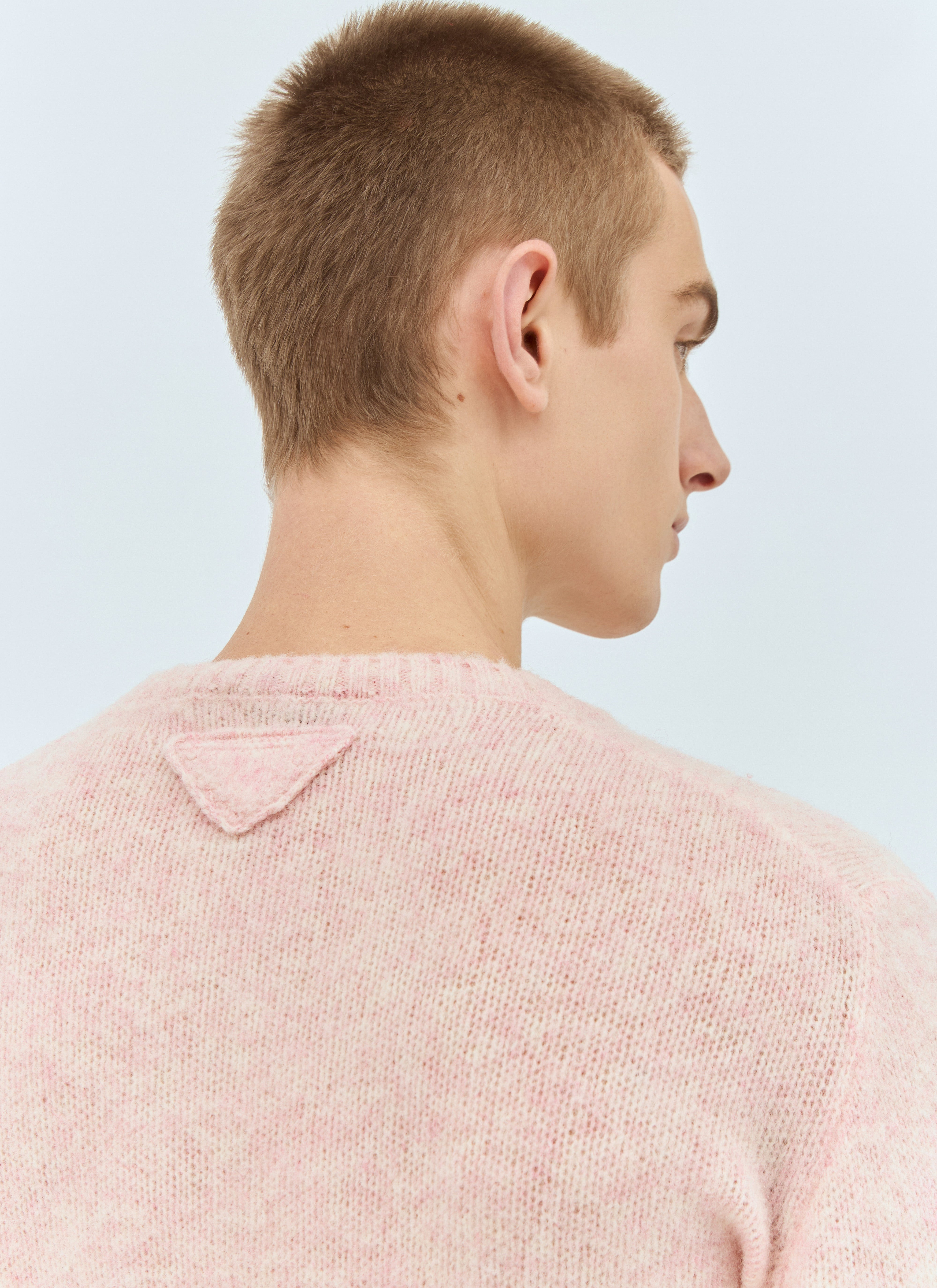 Prada Men Shetland Wool Crewneck Sweater - 6