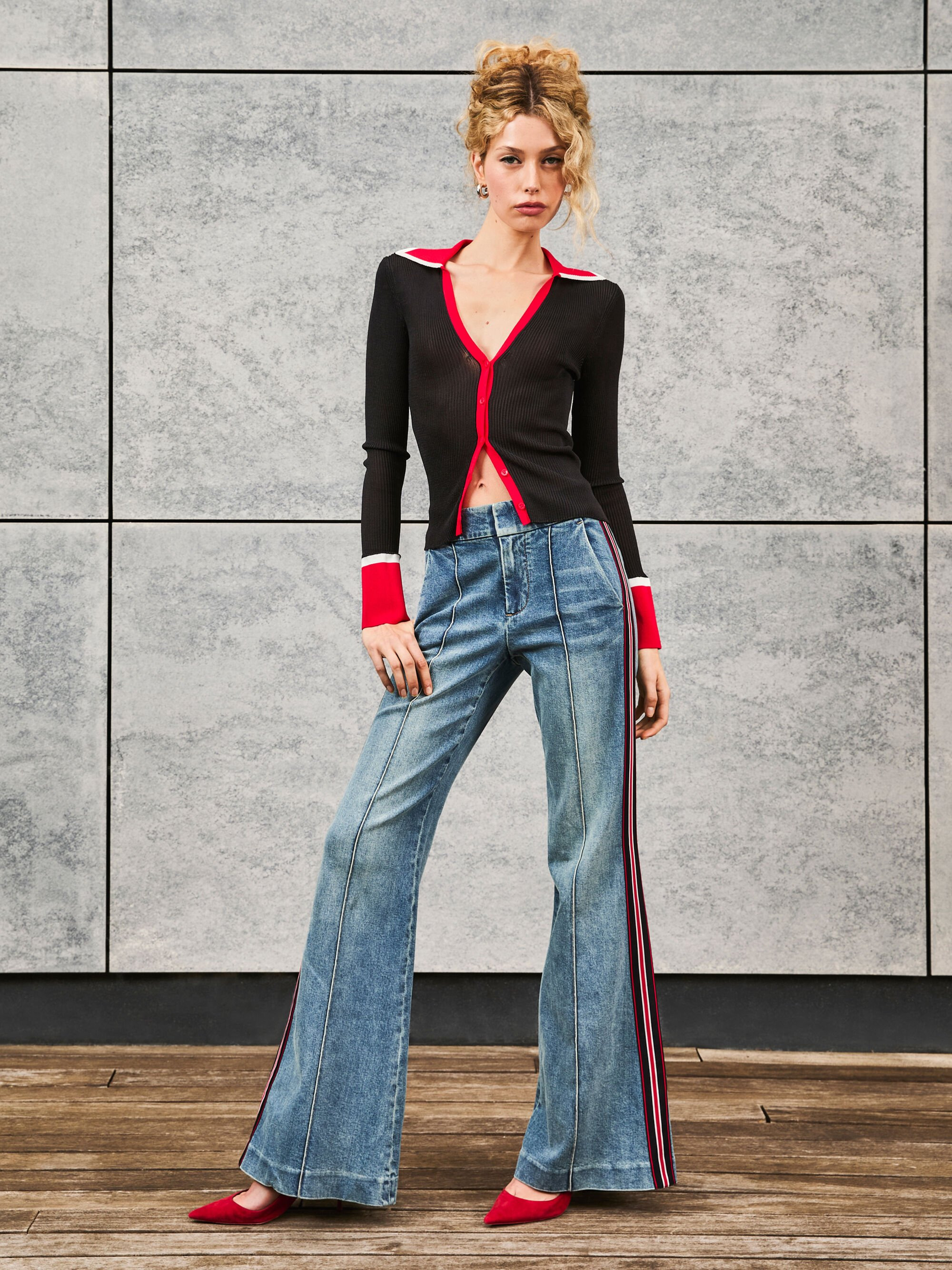 DYLAN STRIPED JEAN - 7