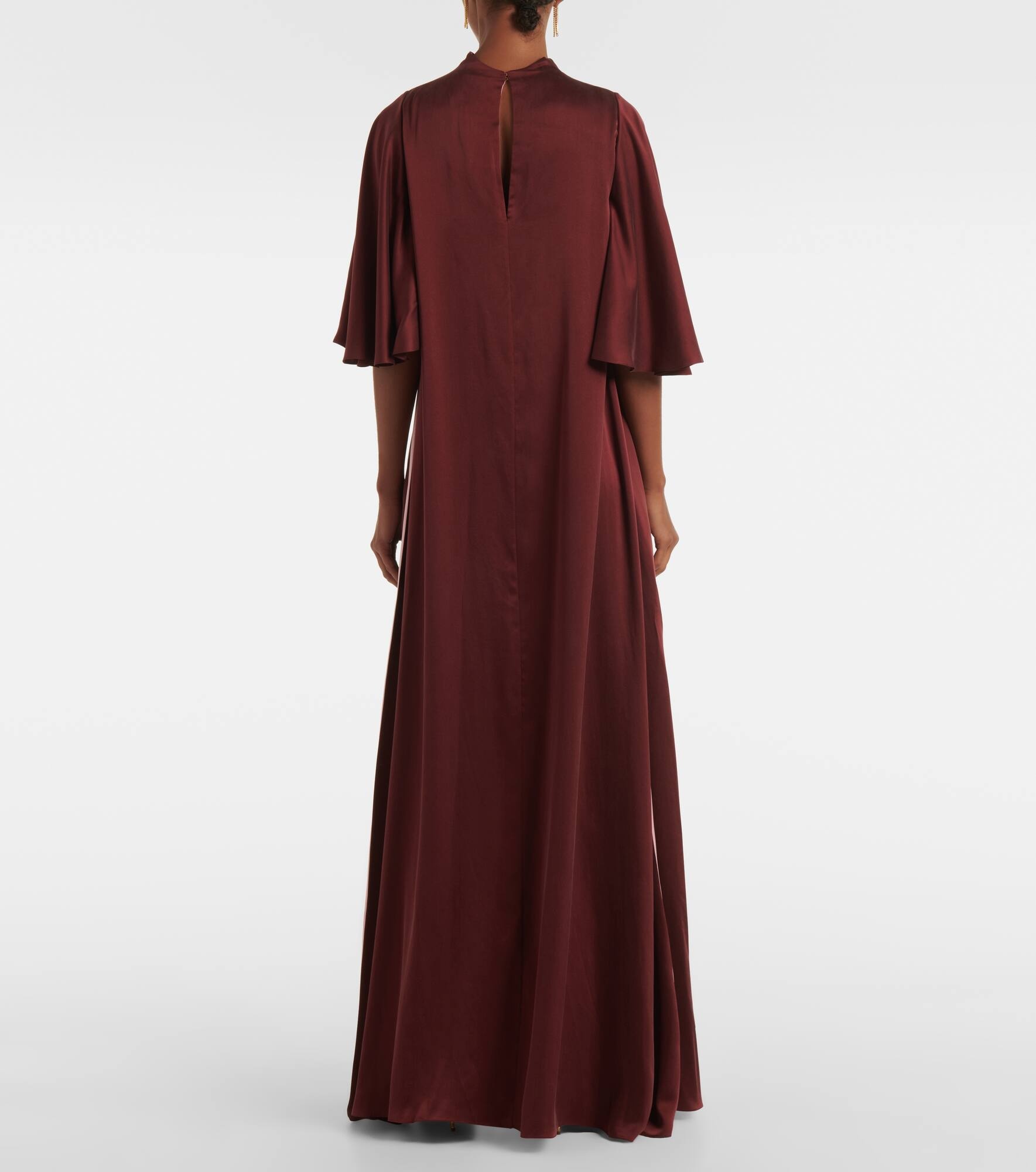 Kalydria caped silk gown - 3