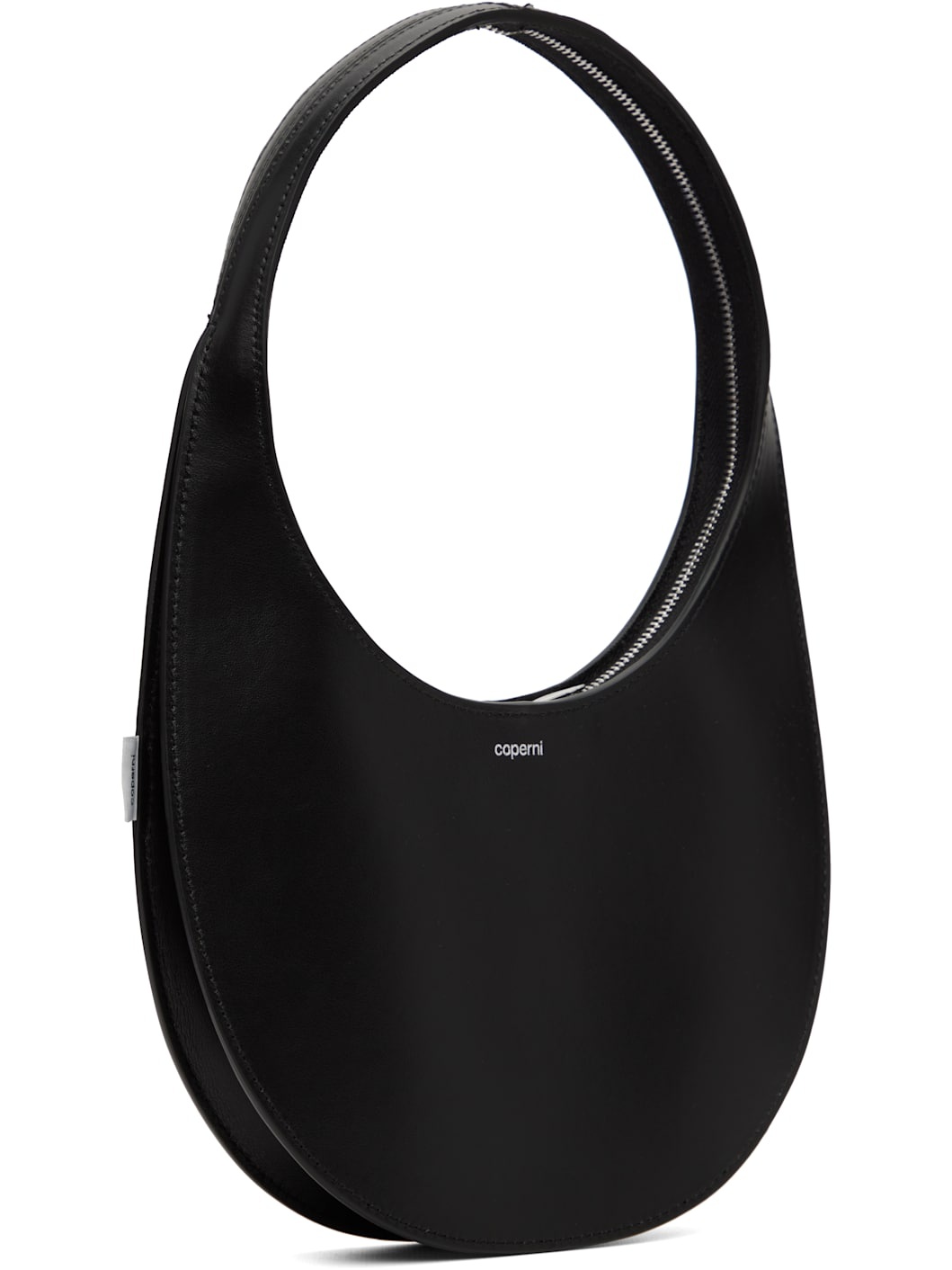 Black Double Gusset Swipe Bag - 2