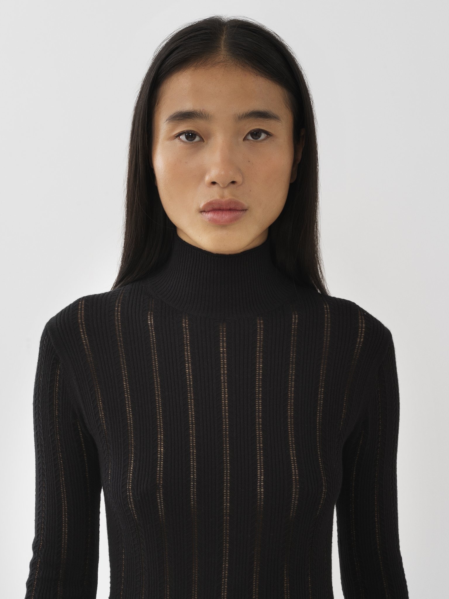 HIGH-NECK BLOUSE - 6