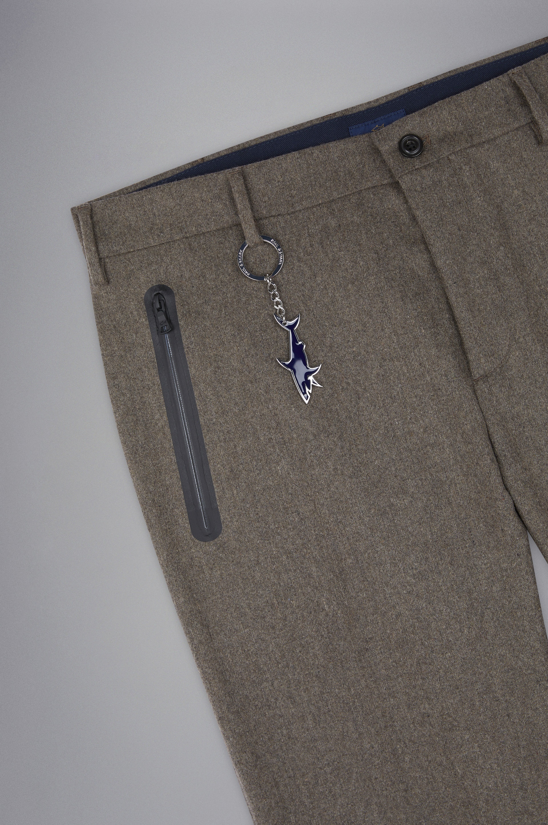 TECHNICAL WOOL CHINO TROUSERS - 5