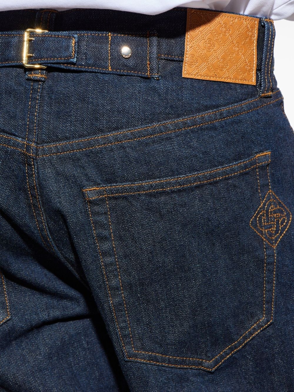 logo-patch jeans - 5
