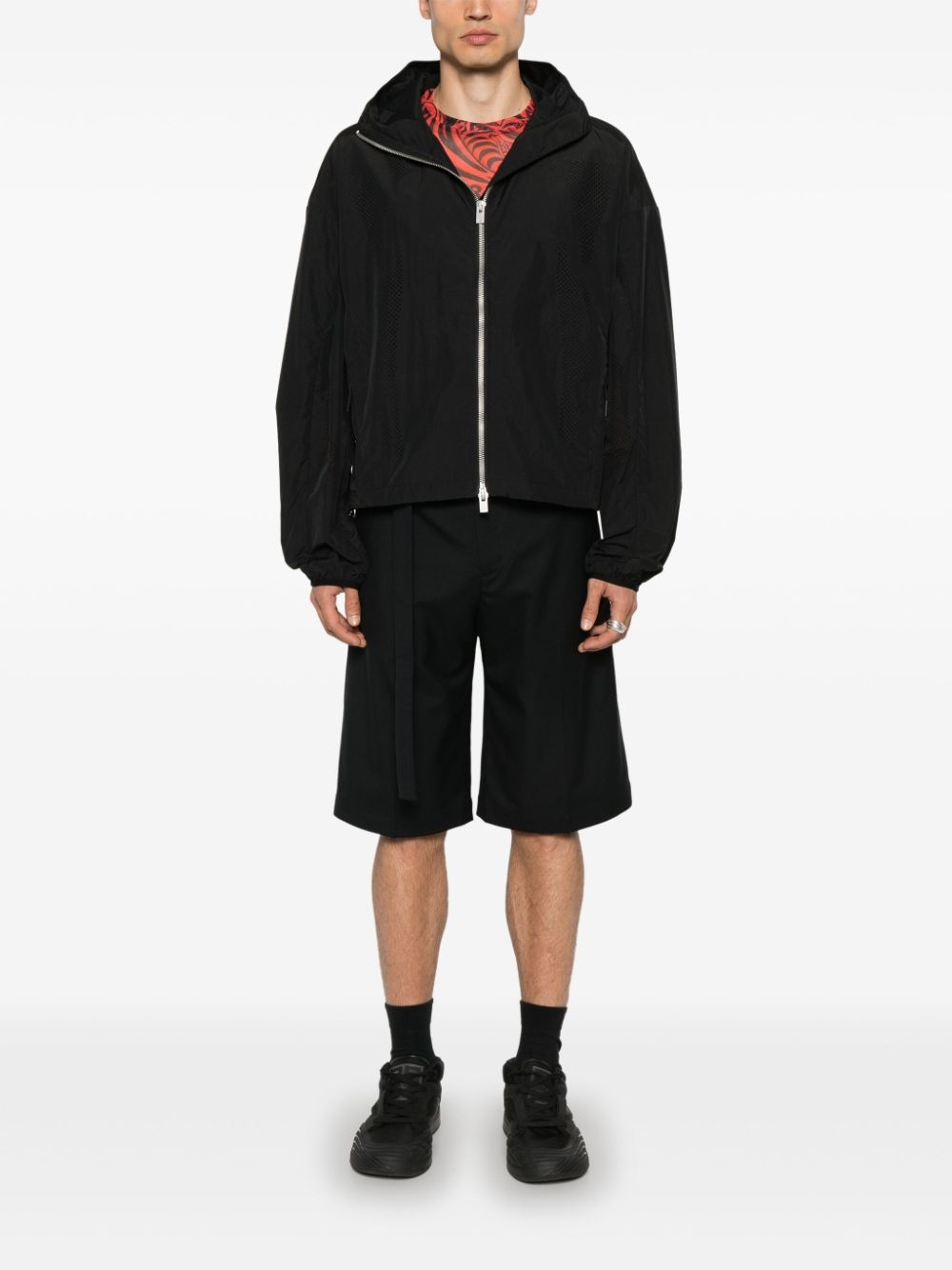 hooded lightweight windbreaker - 2