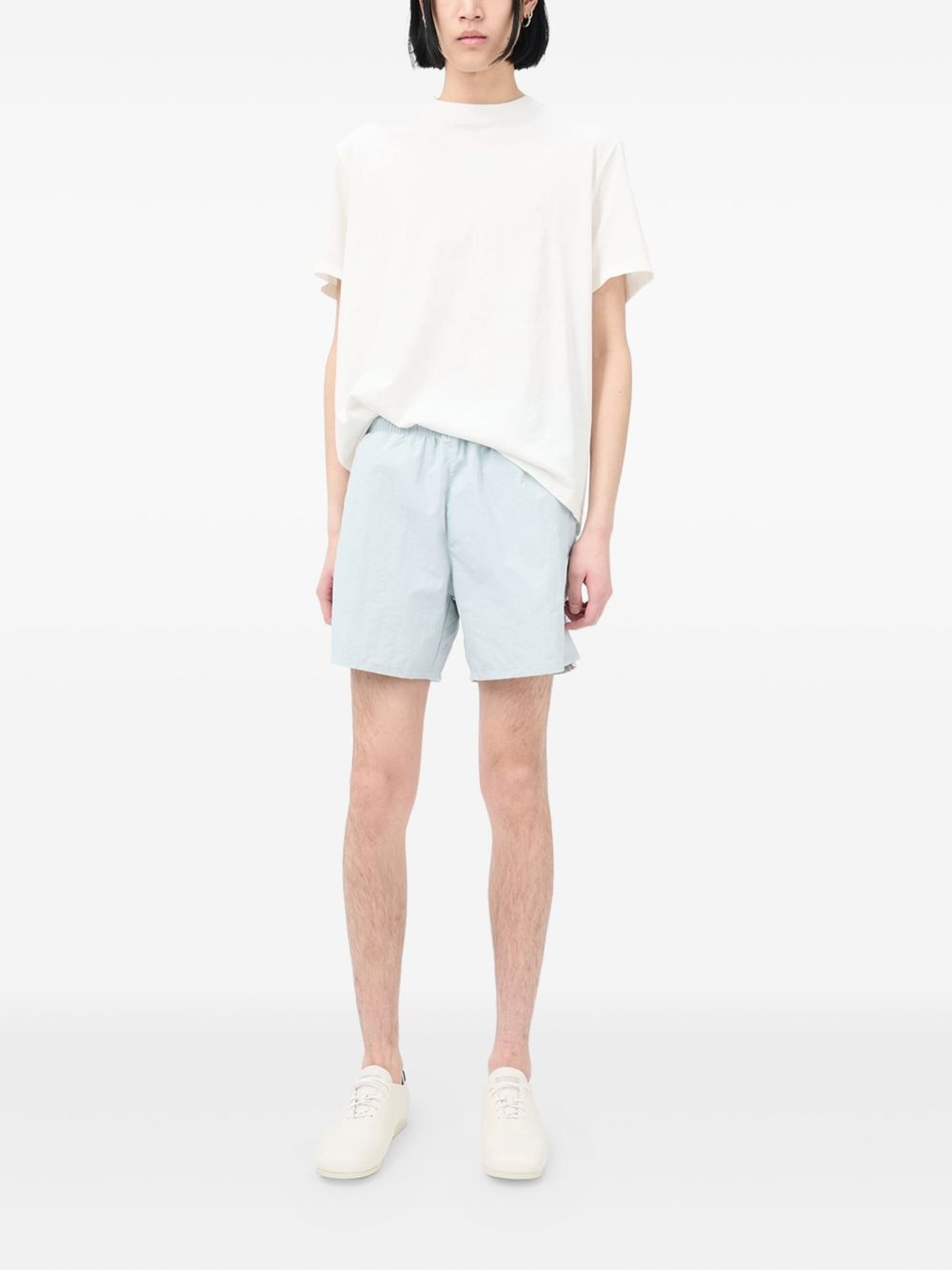 elasticated-waistband shorts - 2