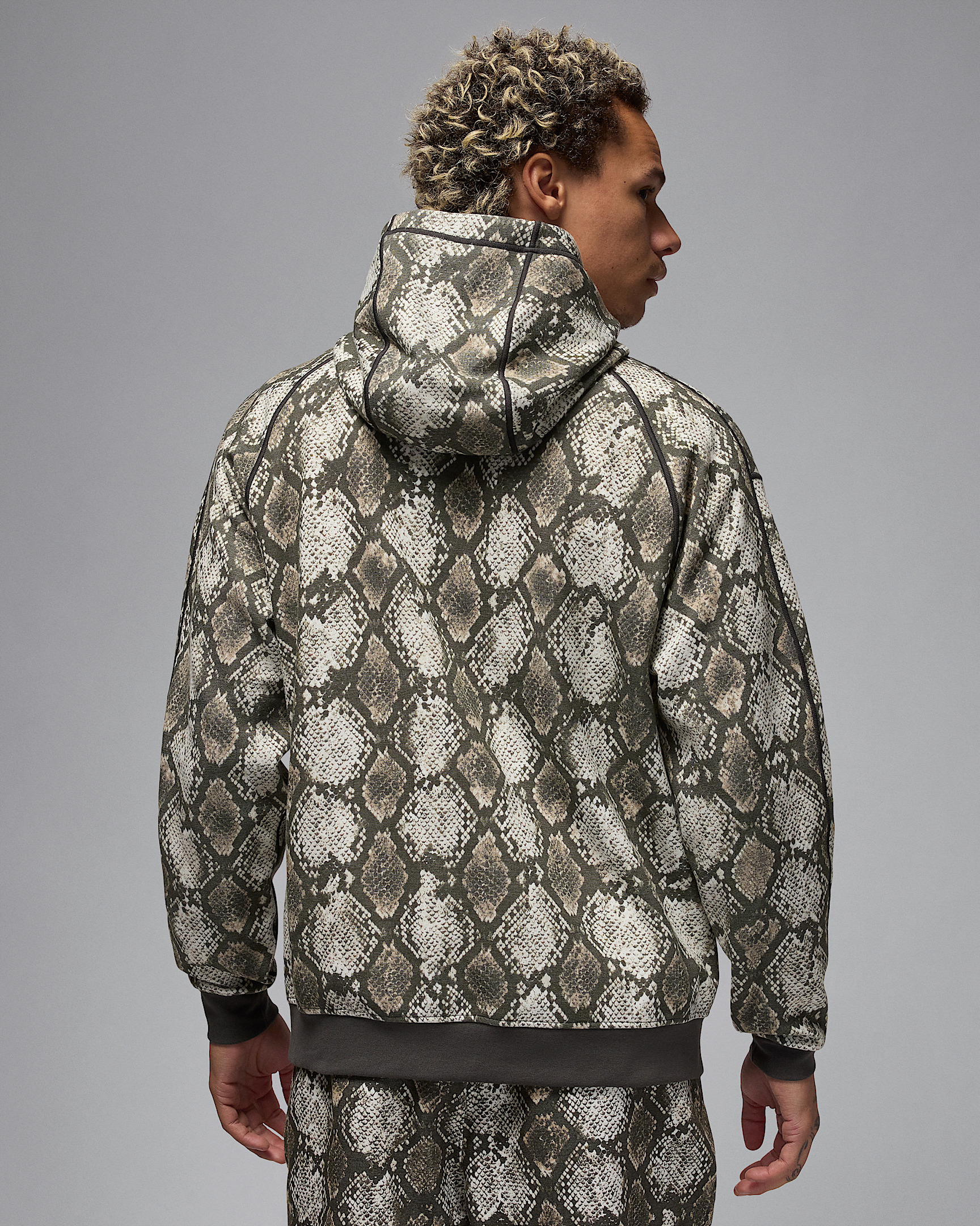 Jordan Sport Hoop Fleece Men's Dri-FIT Printed Pullover Hoodie - 2
