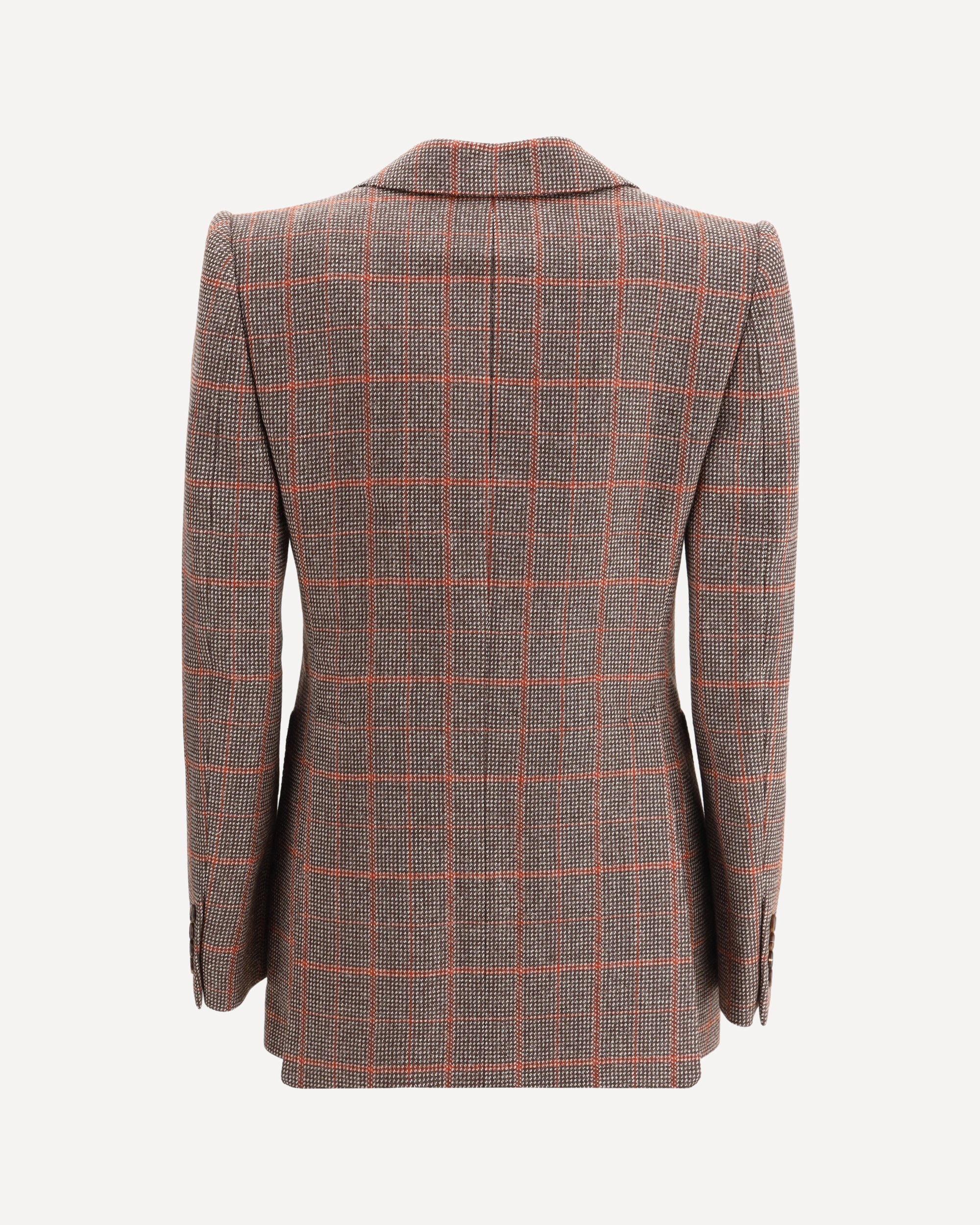 Wool plaid Blazer - 2