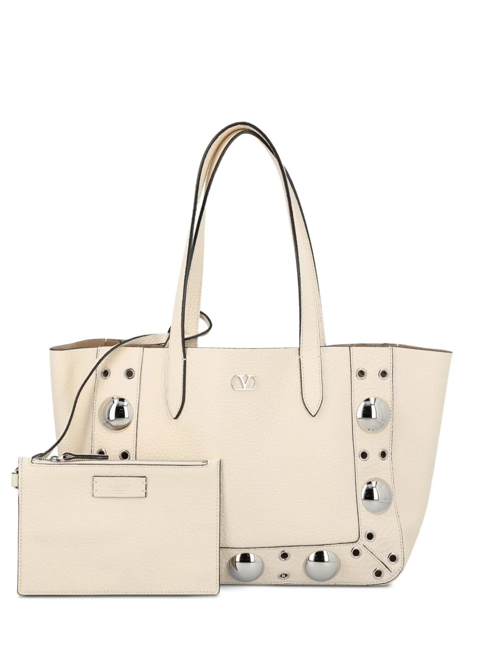 stud-embellished tote bag - 1