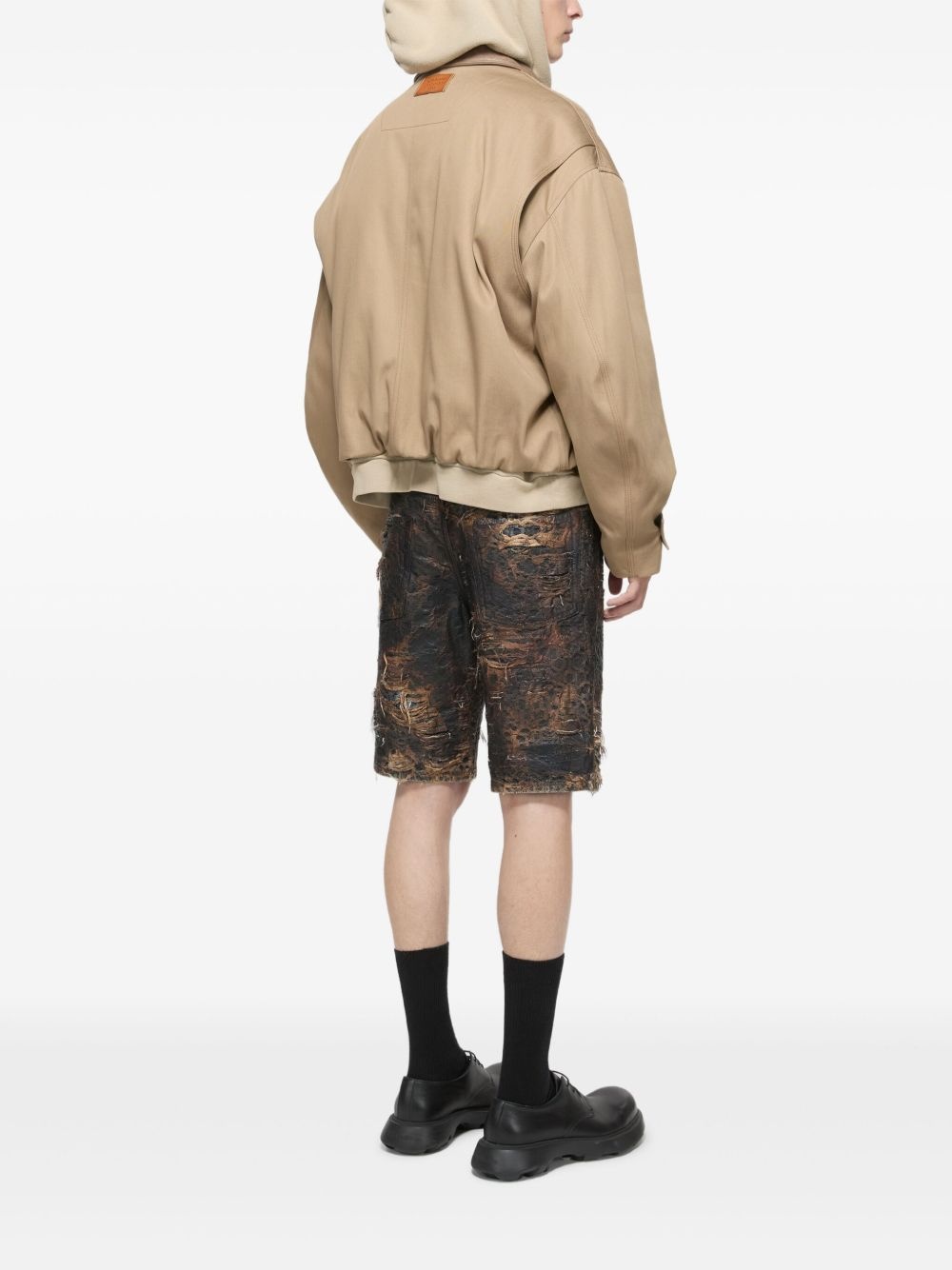 monogram shorts - 4