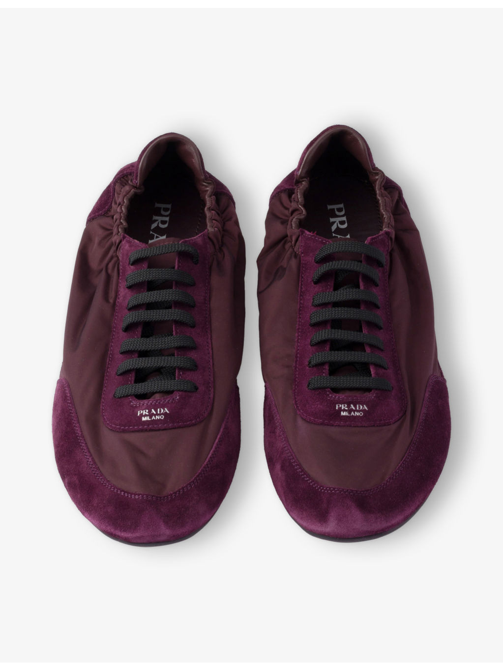 Collapse Re-Nylon and Suede Low-Top Trainers - 2
